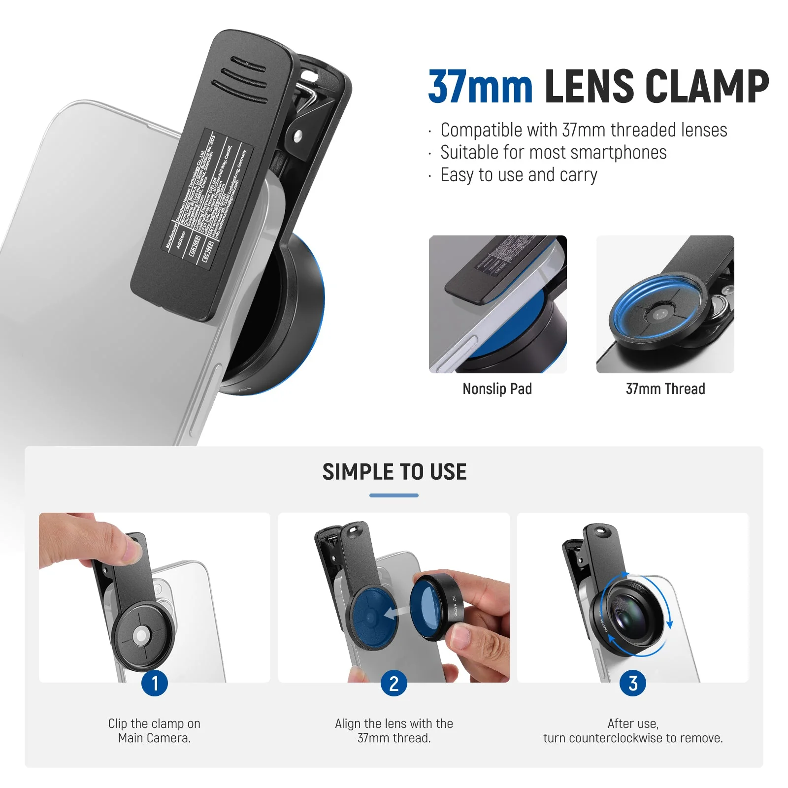 NEEWER BASICS LS-69 15x Macro Phone Lens Kit - Image 6