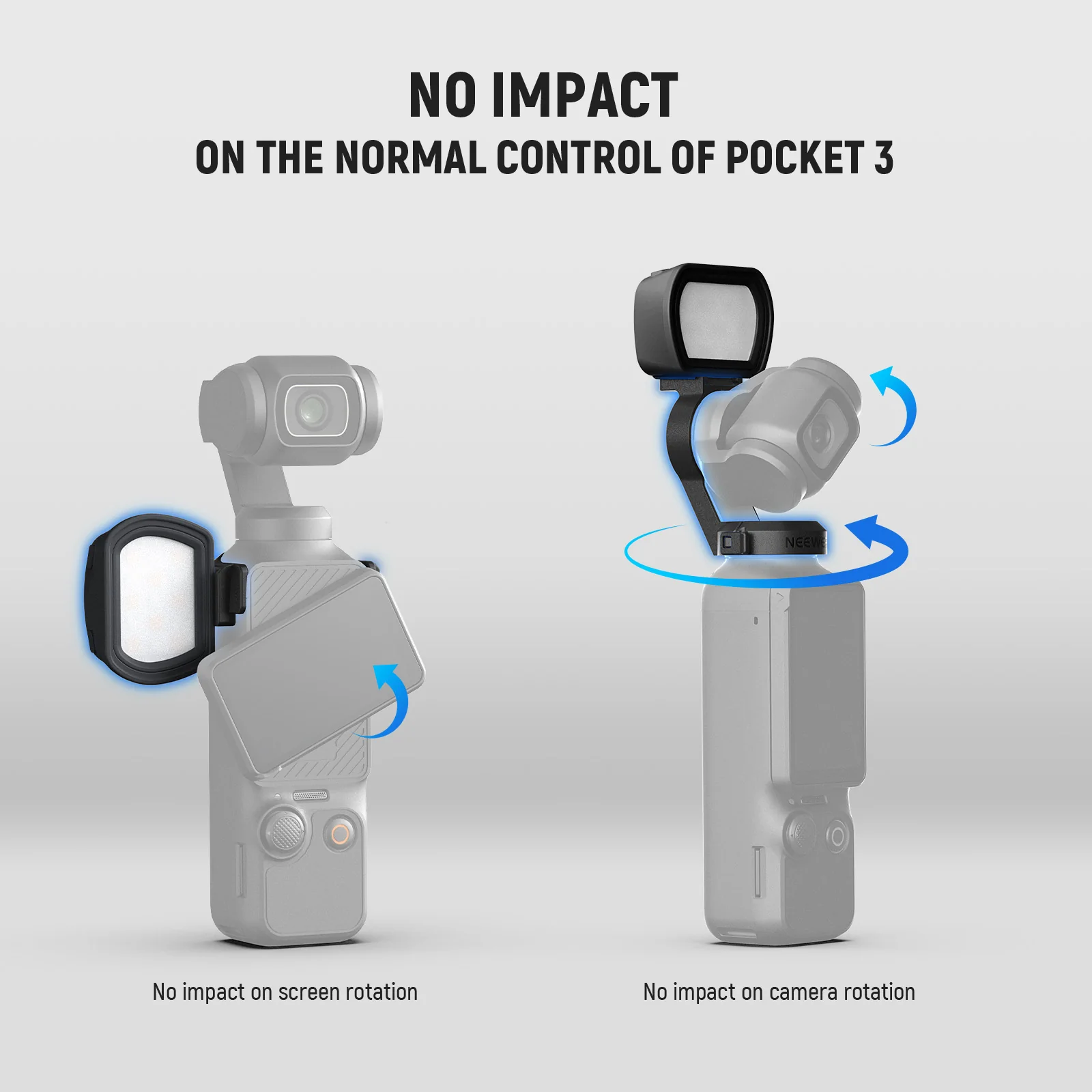 NEEWER BASICS M21 Magnetic Auxiliary Fill Light For DJI Osmo Pocket 3 - Image 17