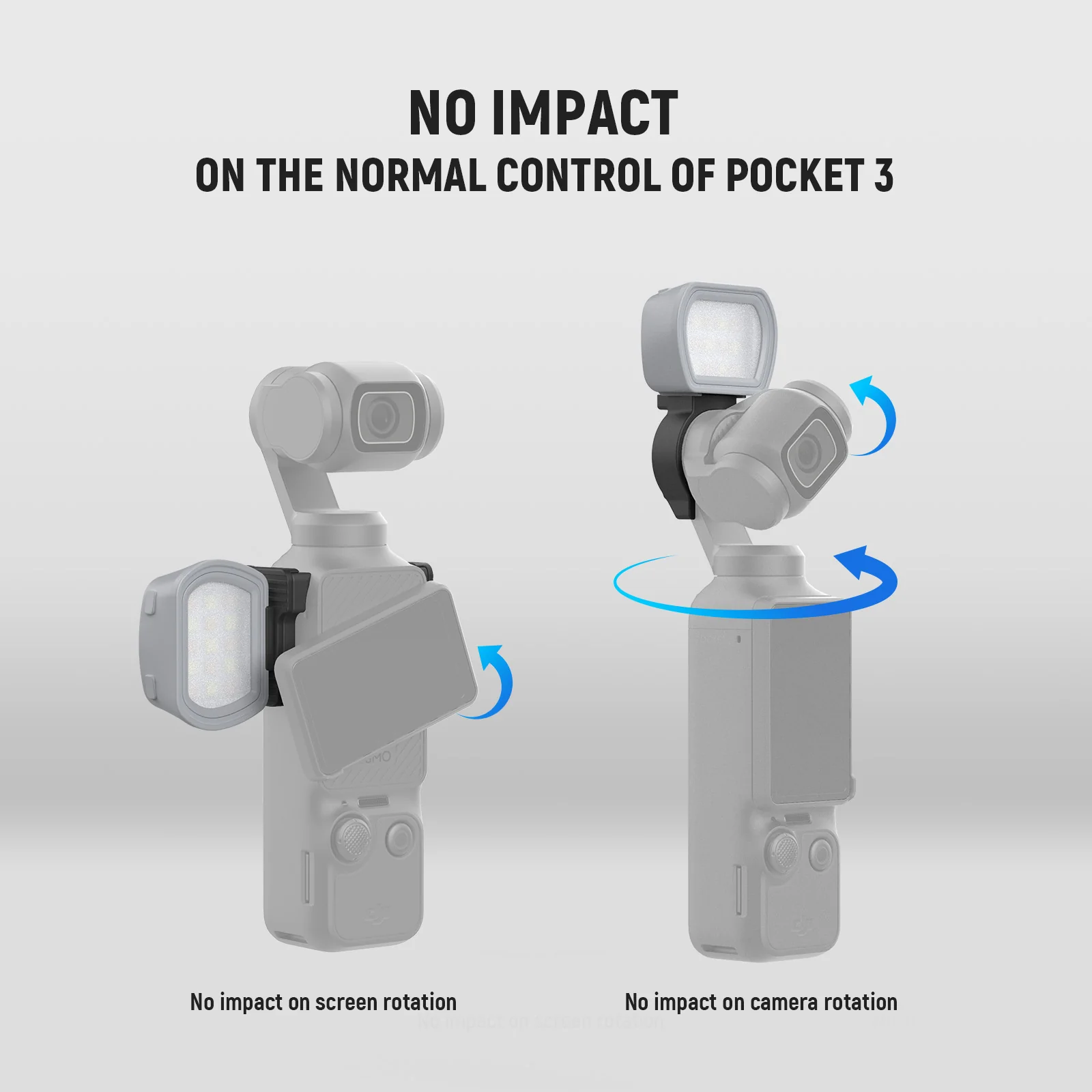 NEEWER BASICS M21 Magnetic Auxiliary Light For DJI Osmo Pocket 3 - Image 12