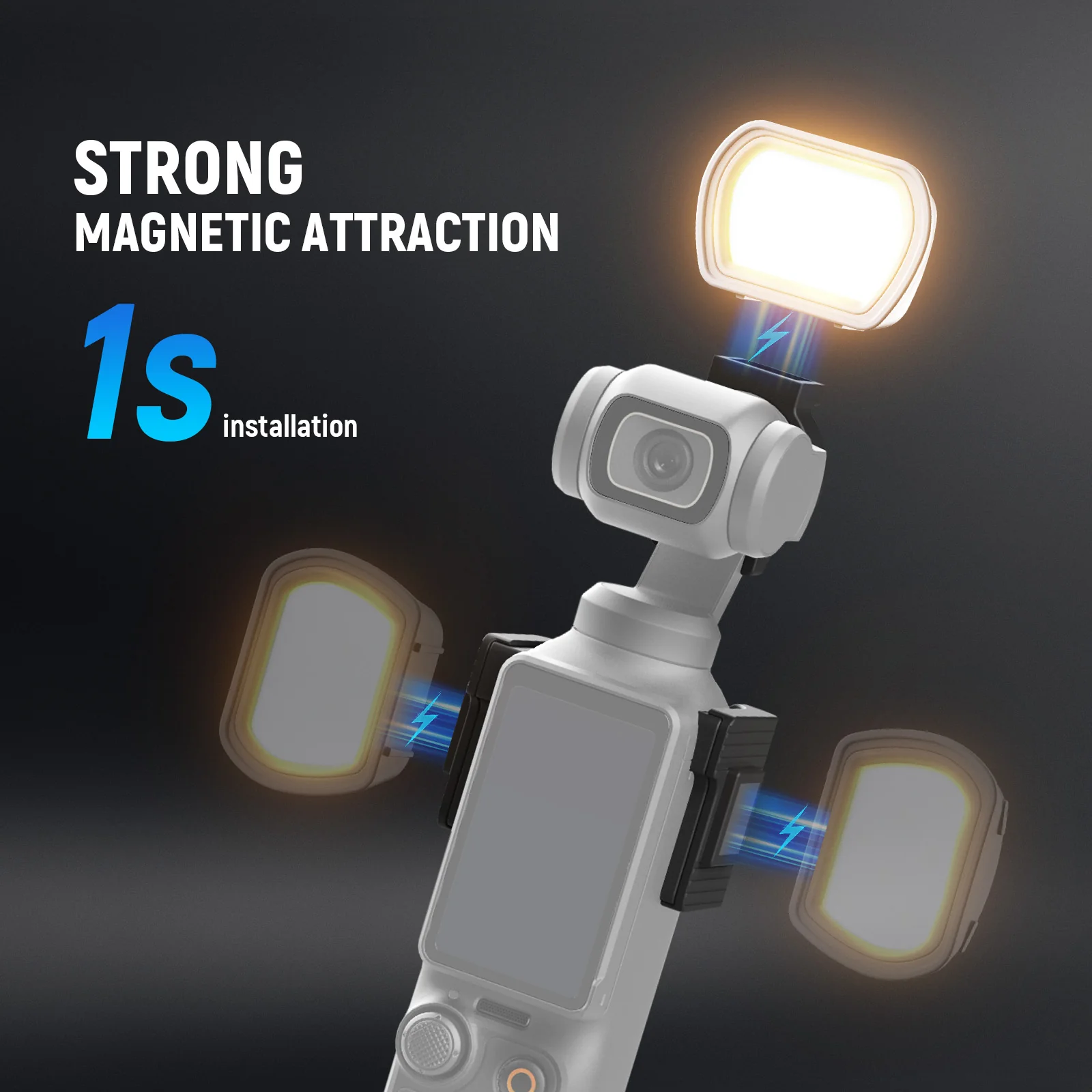 NEEWER BASICS M21 Magnetic Auxiliary Light For DJI Osmo Pocket 3 - Image 13