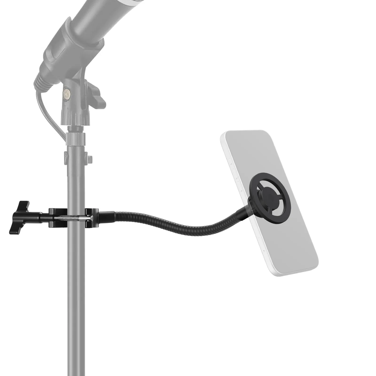 NEEWER BASICS MS009 Mic Stand Phone Holder with Flexible Arm - Image 8