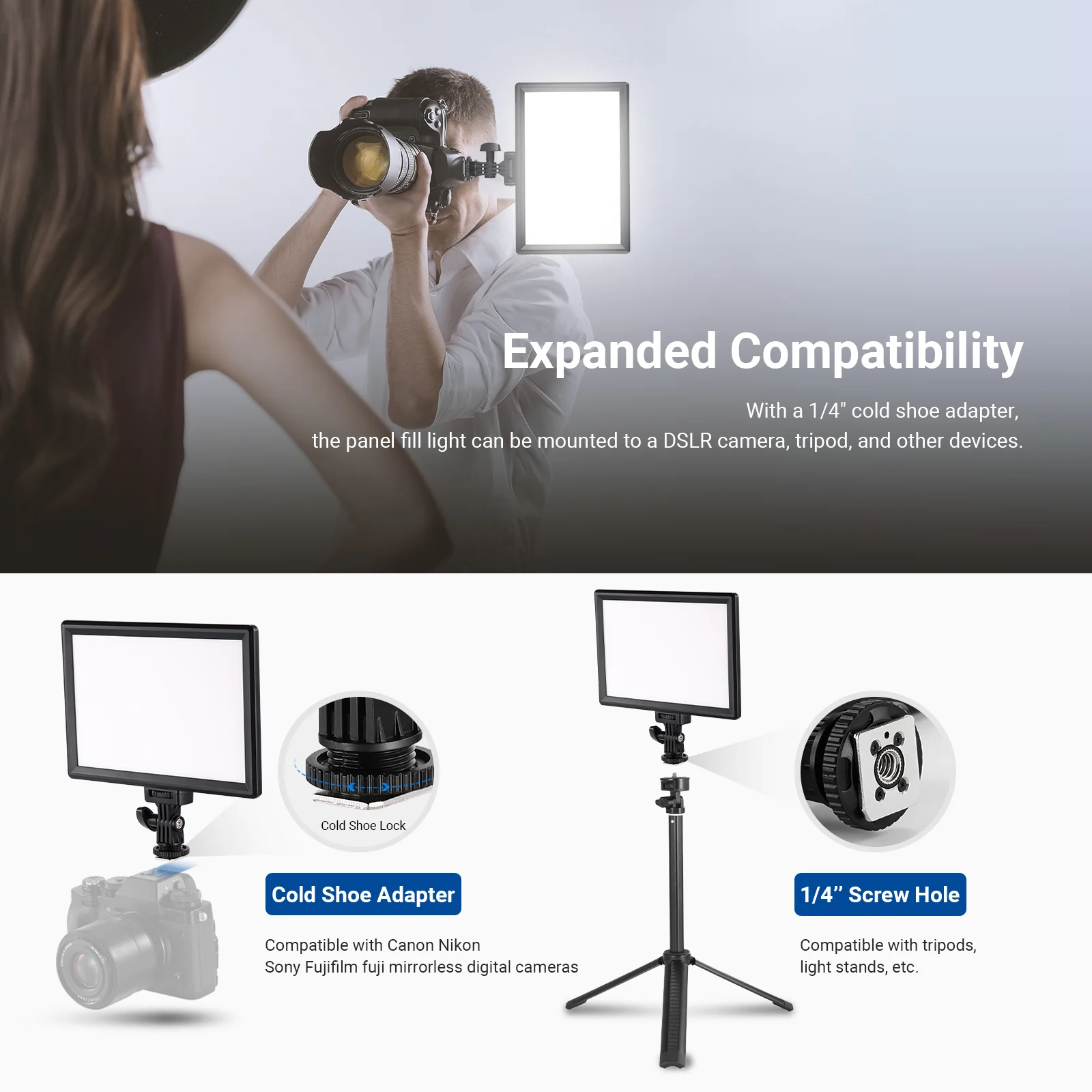 NEEWER BASICS NL-120B Bi-Color LED Panel Light - Image 15