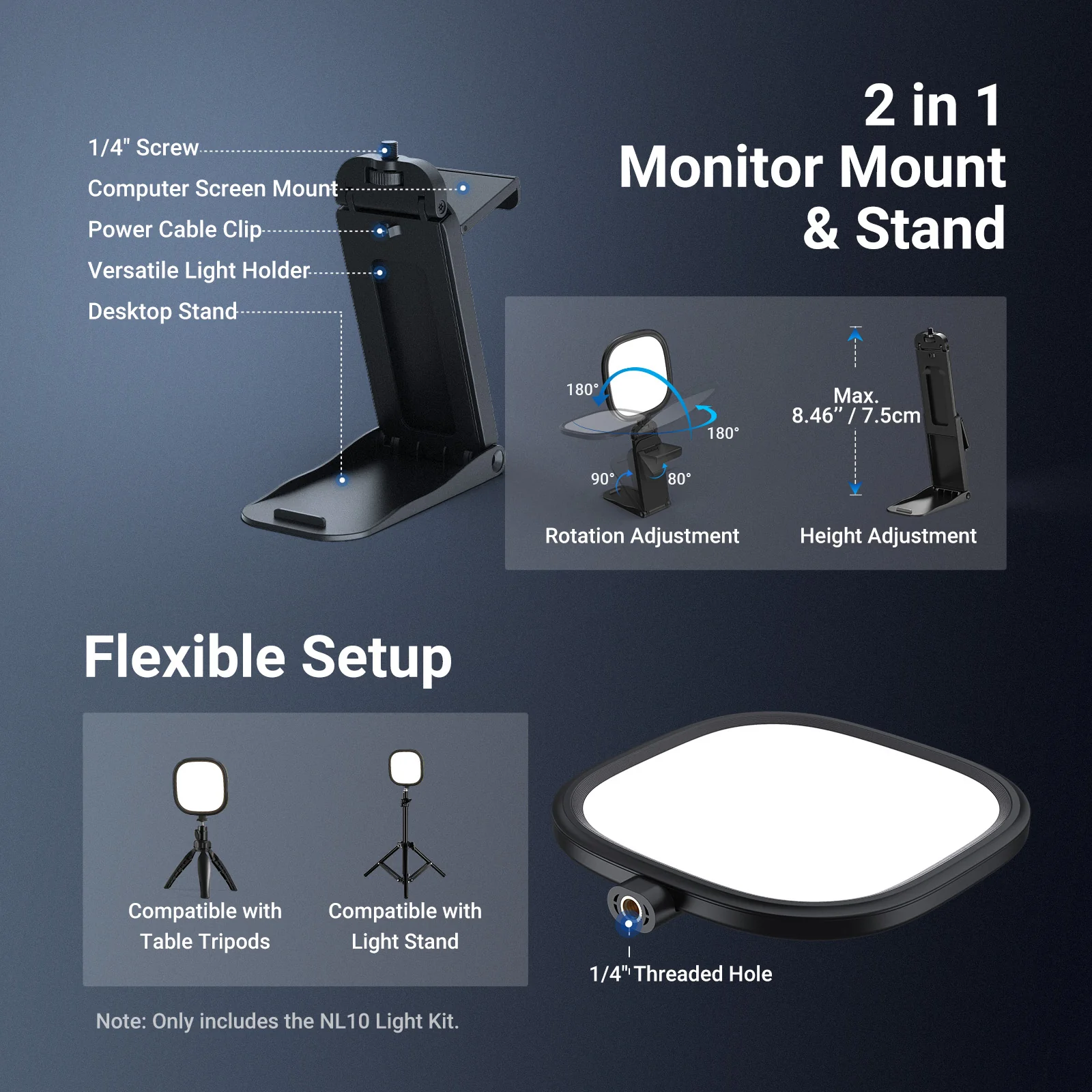 NEEWER BASICS NL10 5" 10W Full Screen Light - Image 5