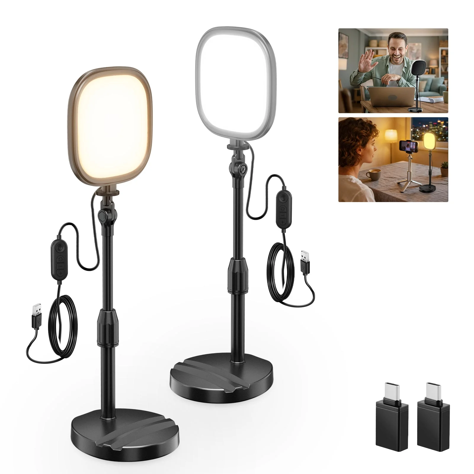 NEEWER BASICS NL10 5" Bi-Color Desk Light Kit - Image 10