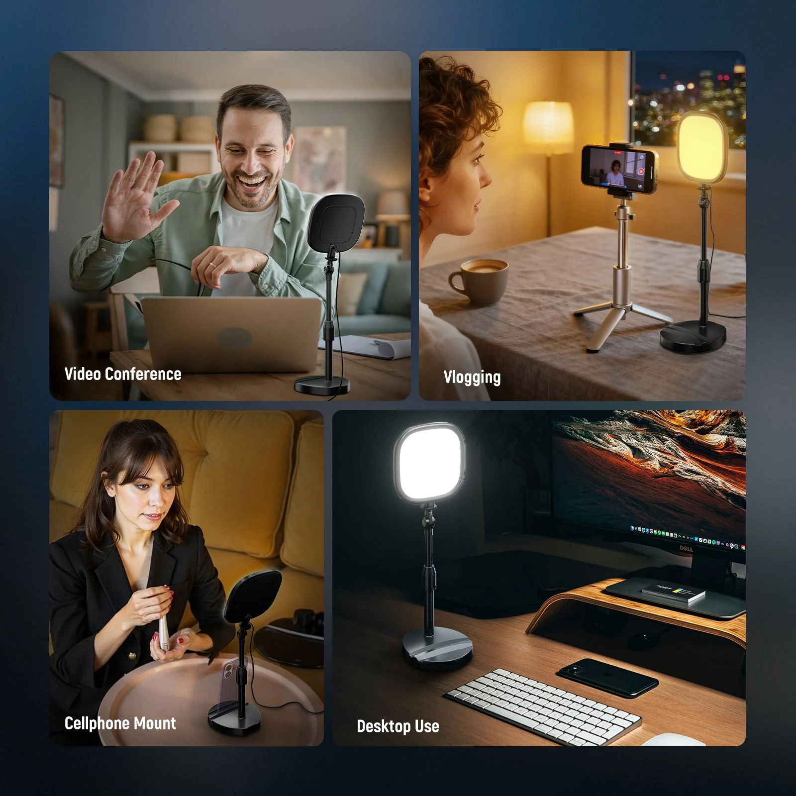 NEEWER BASICS NL10 5" Bi-Color Desk Light Kit - Image 16