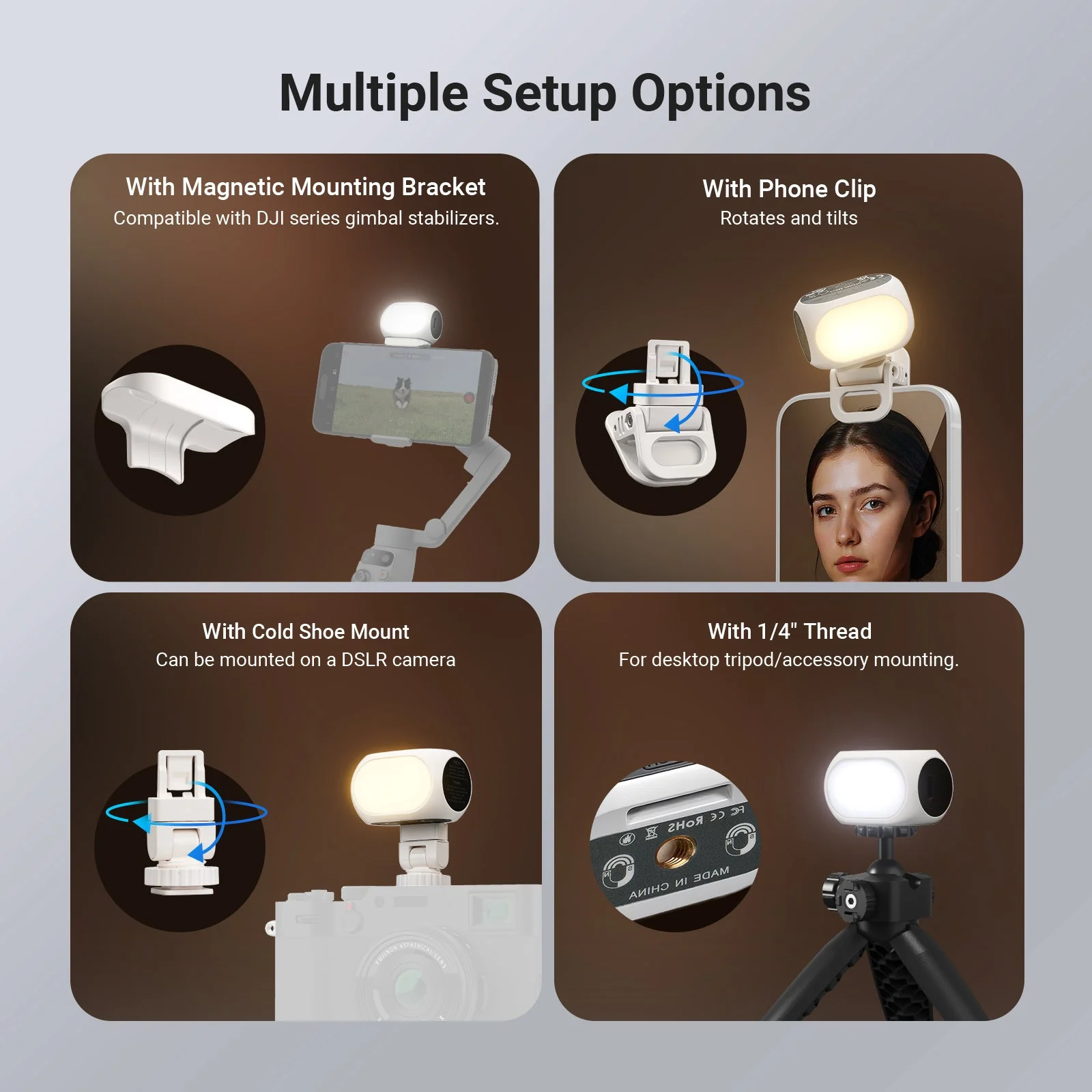 NEEWER BASICS NL40B Magnetic Selfie Light - Image 4