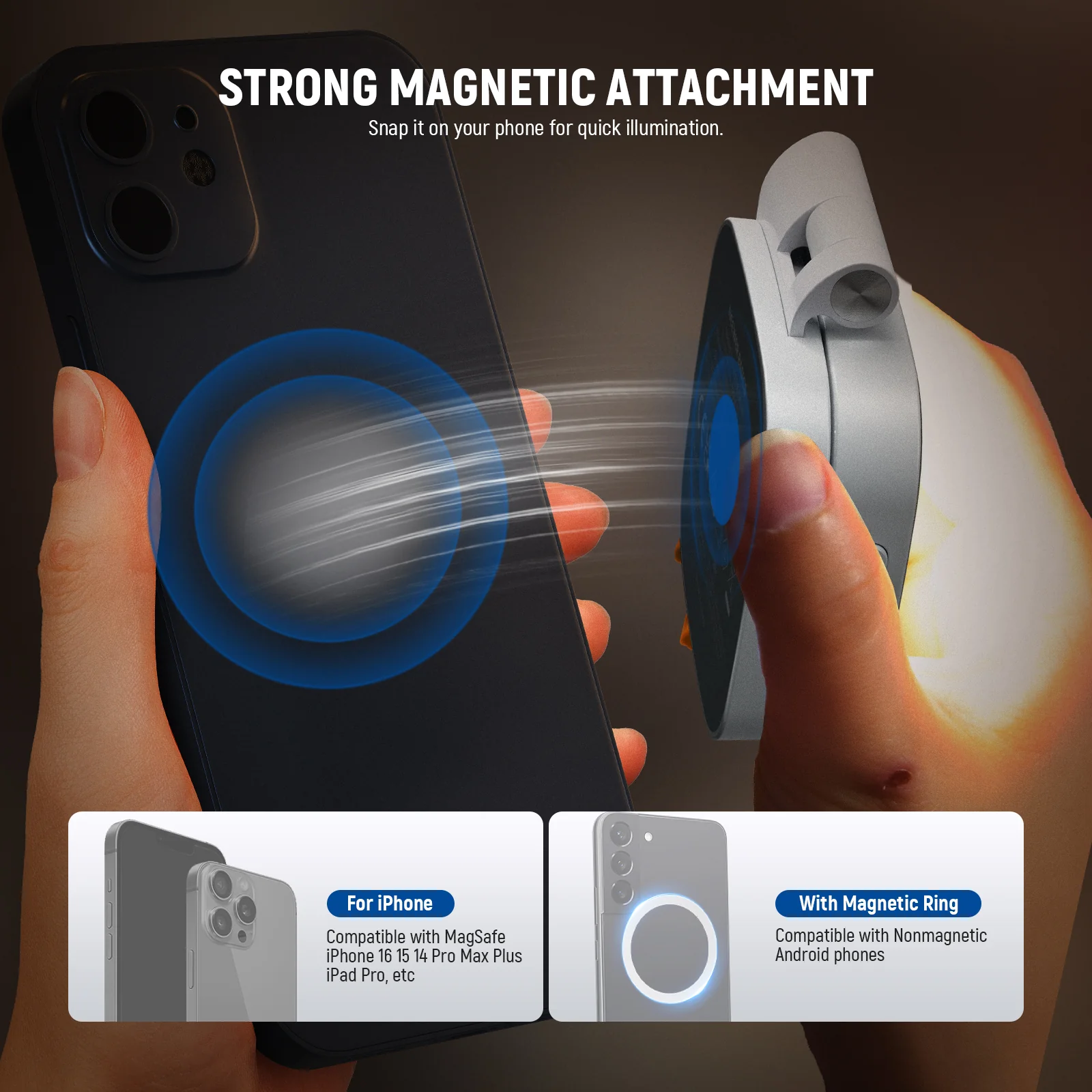 NEEWER BASICS NL45B Magnetic Selfie Light - Image 13