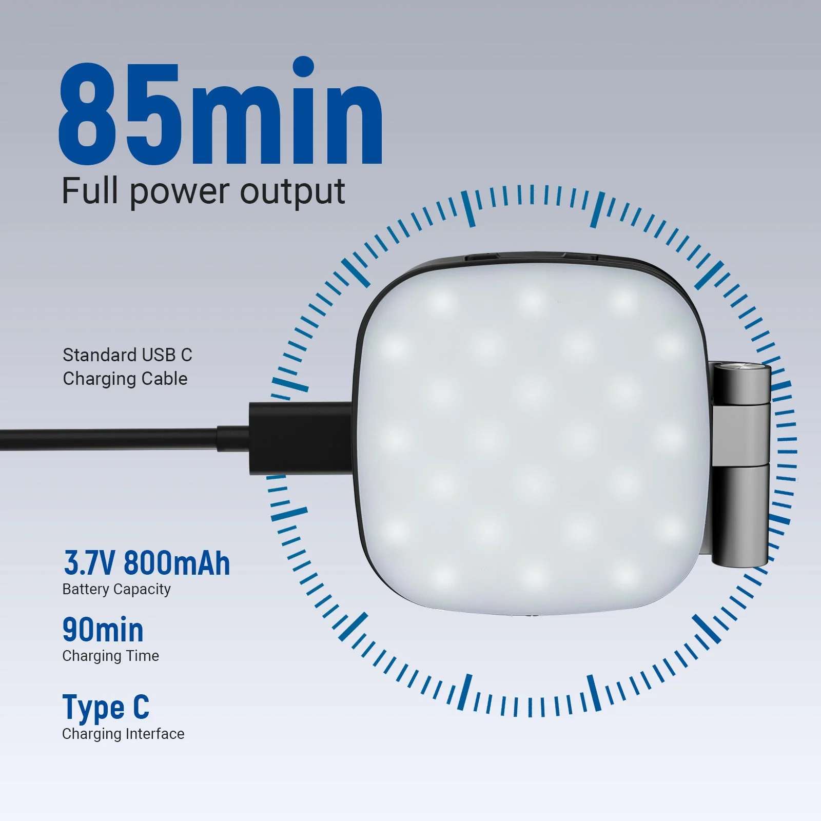 NEEWER BASICS NL45B Magnetic Selfie Light - Image 7