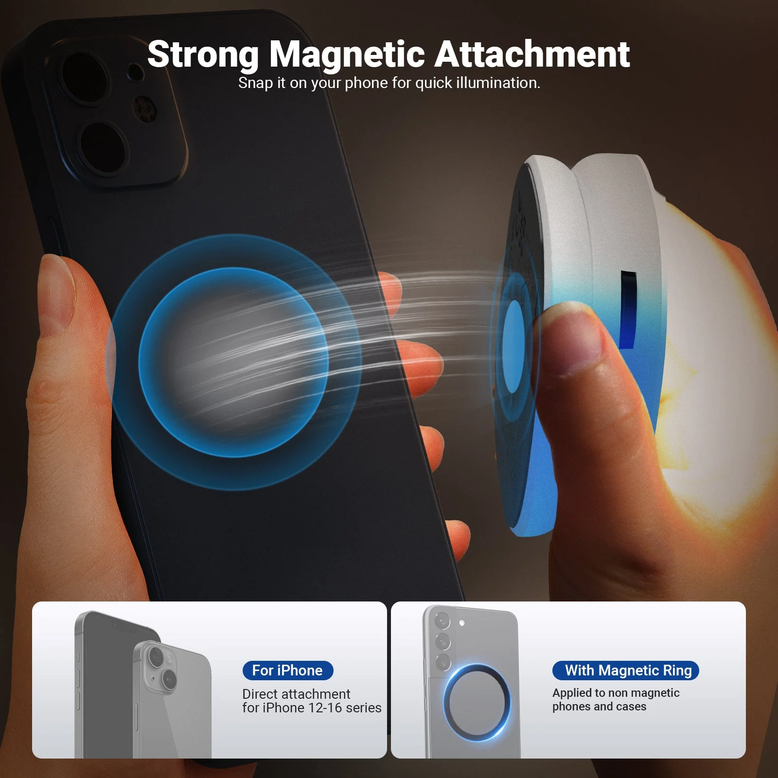 NEEWER BASICS NL72B Magnetic Selfie Light - Image 3