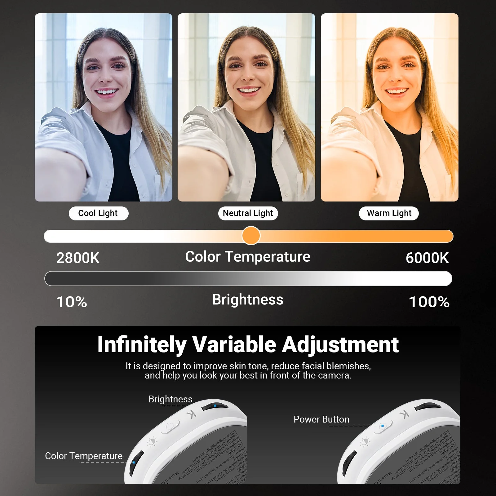 NEEWER BASICS NL72B Magnetic Selfie Light - Image 6
