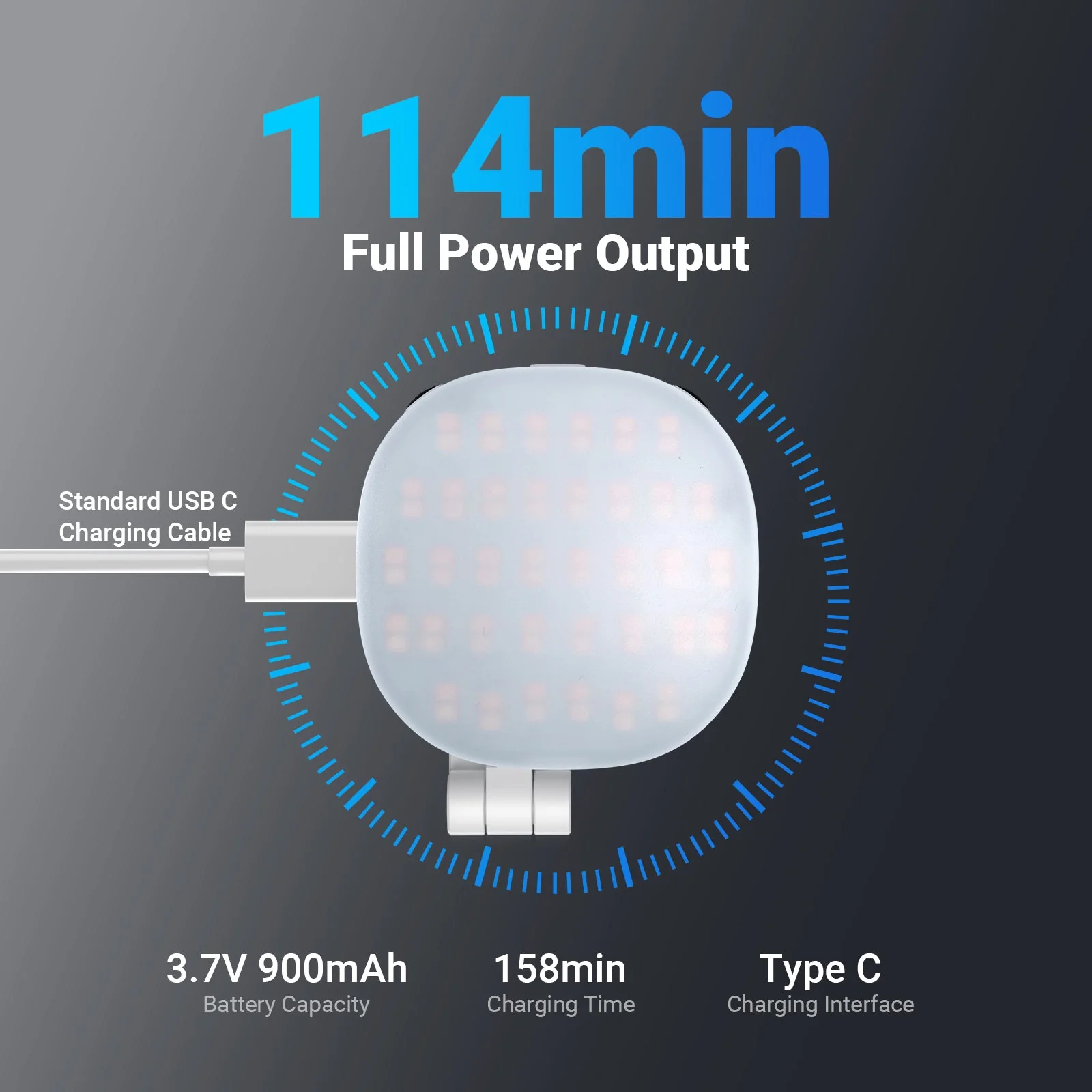 NEEWER BASICS NL72B Magnetic Selfie Light - Image 7