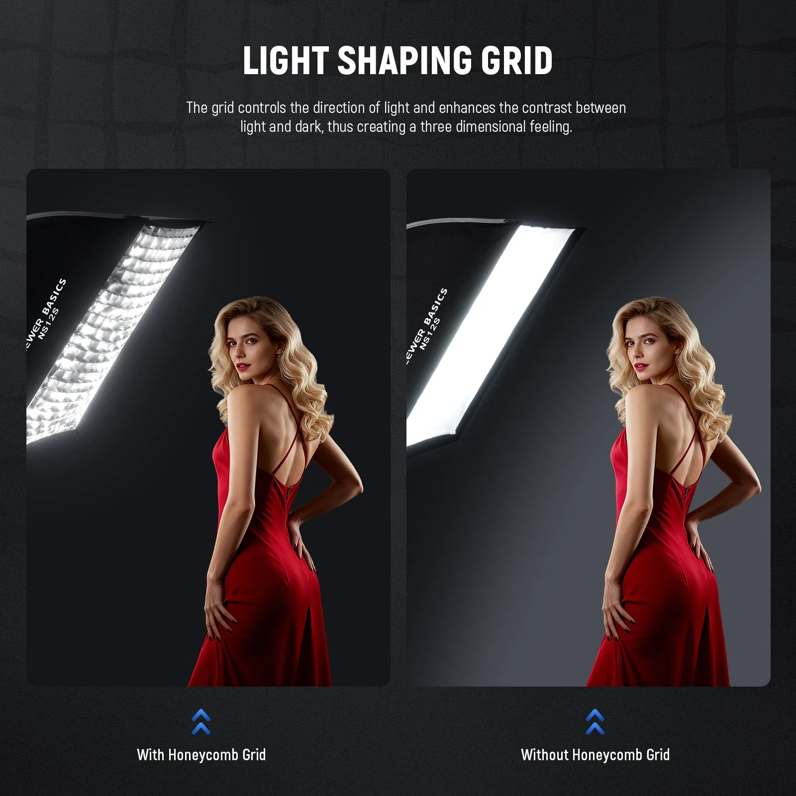 NEEWER BASICS NS12S/NS14S Rectangular Softbox Kit - Image 5