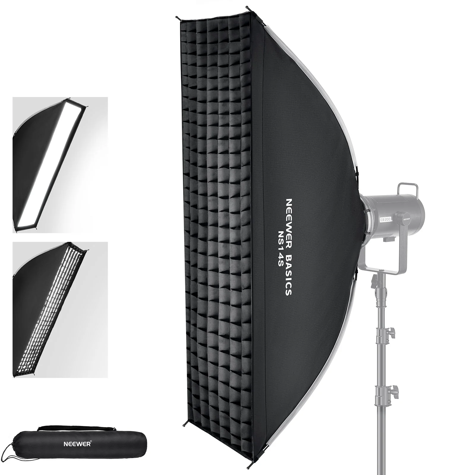 NEEWER BASICS NS12S/NS14S Rectangular Softbox Kit - Image 9