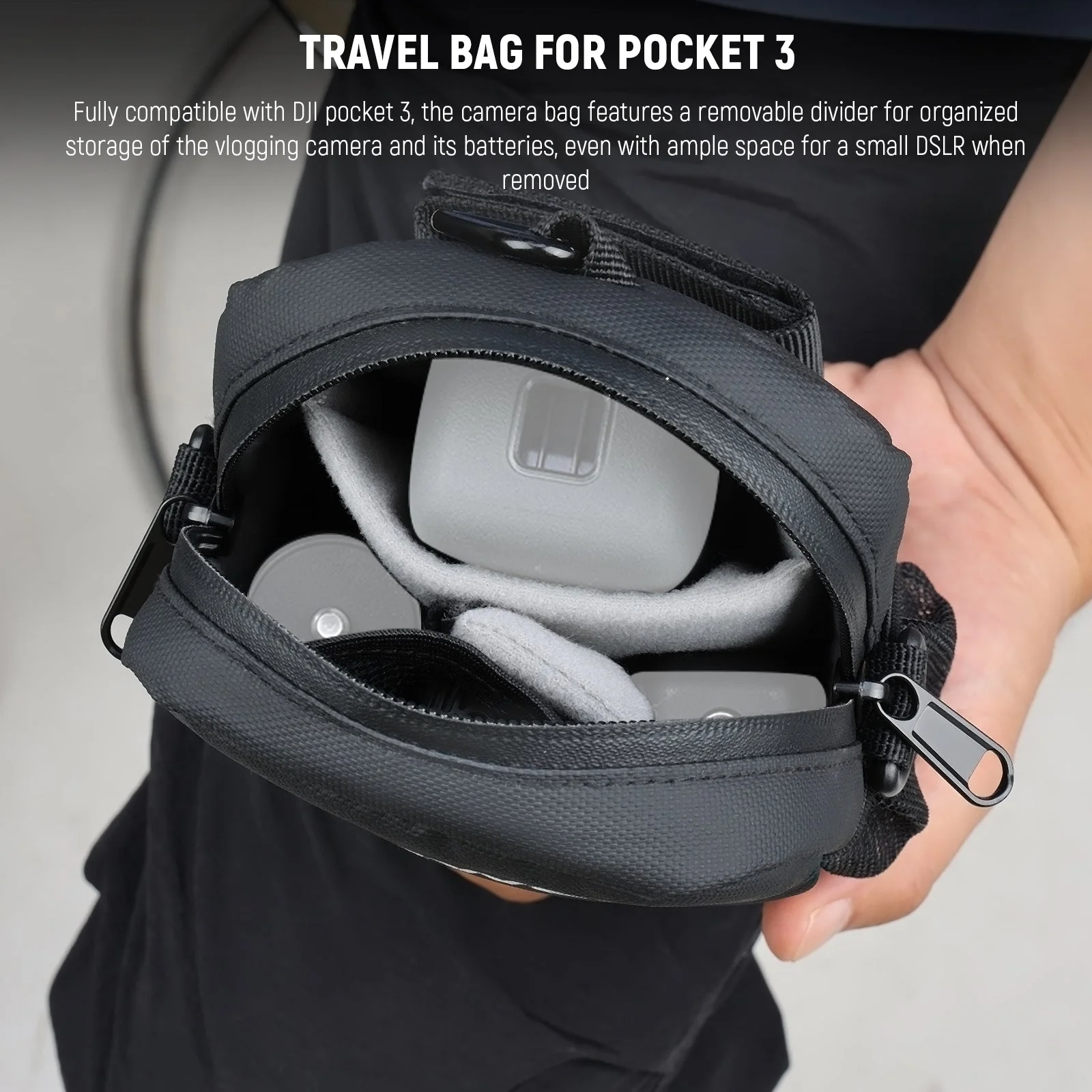 NEEWER BASICS PB13 Camera Sling Bag Crossbody For DJI Osmo Pocket 3 - Image 2