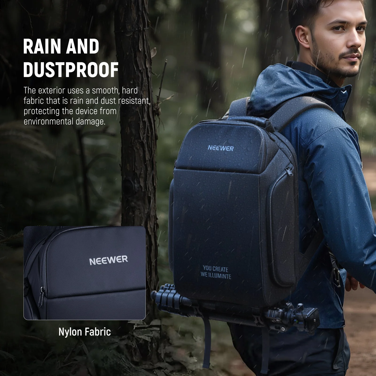 NEEWER BASICS PB26 17.3"x10.6"x7.5" Camera Backpack - Image 2