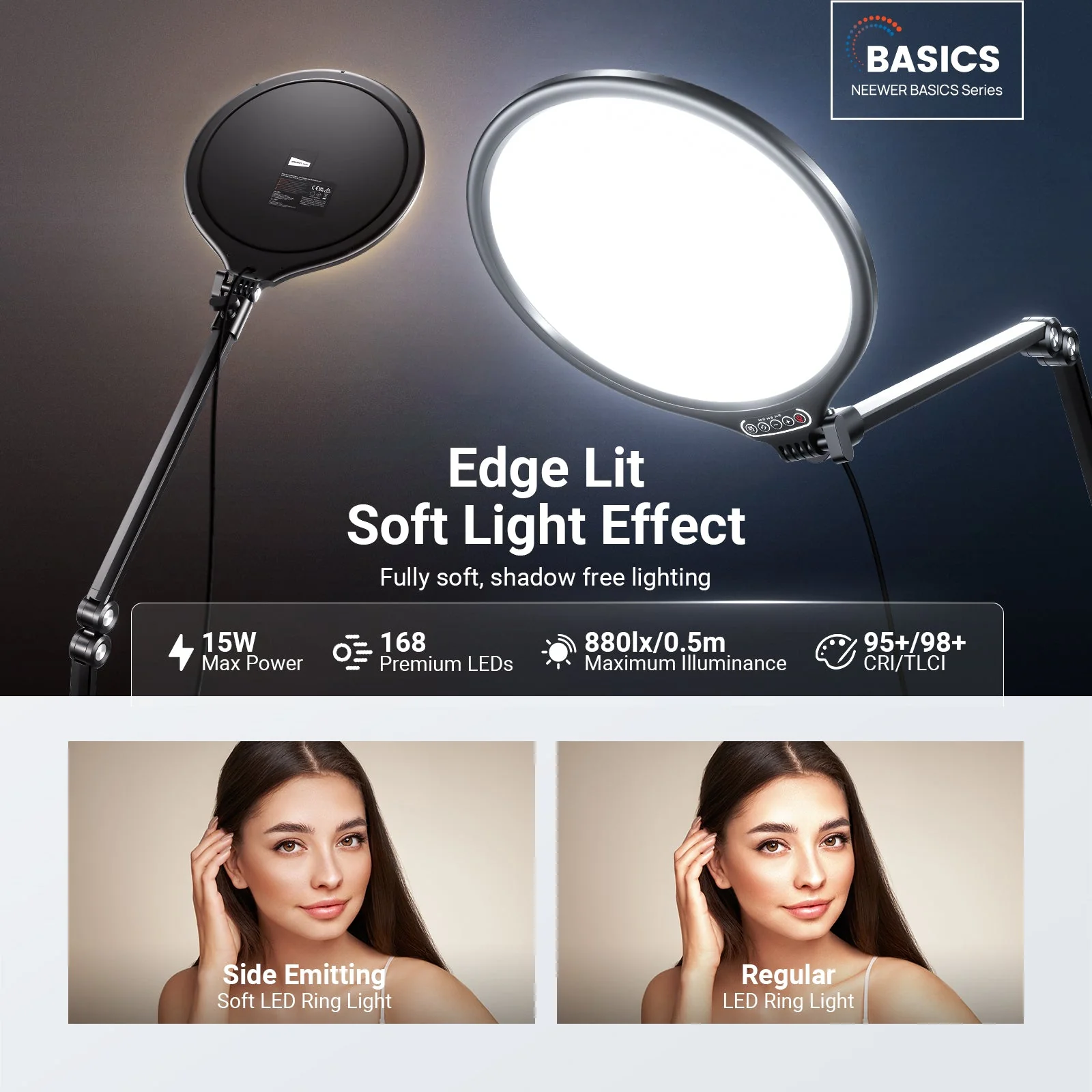NEEWER BASICS R10 10.5" Streaming Key Lighting - Image 2