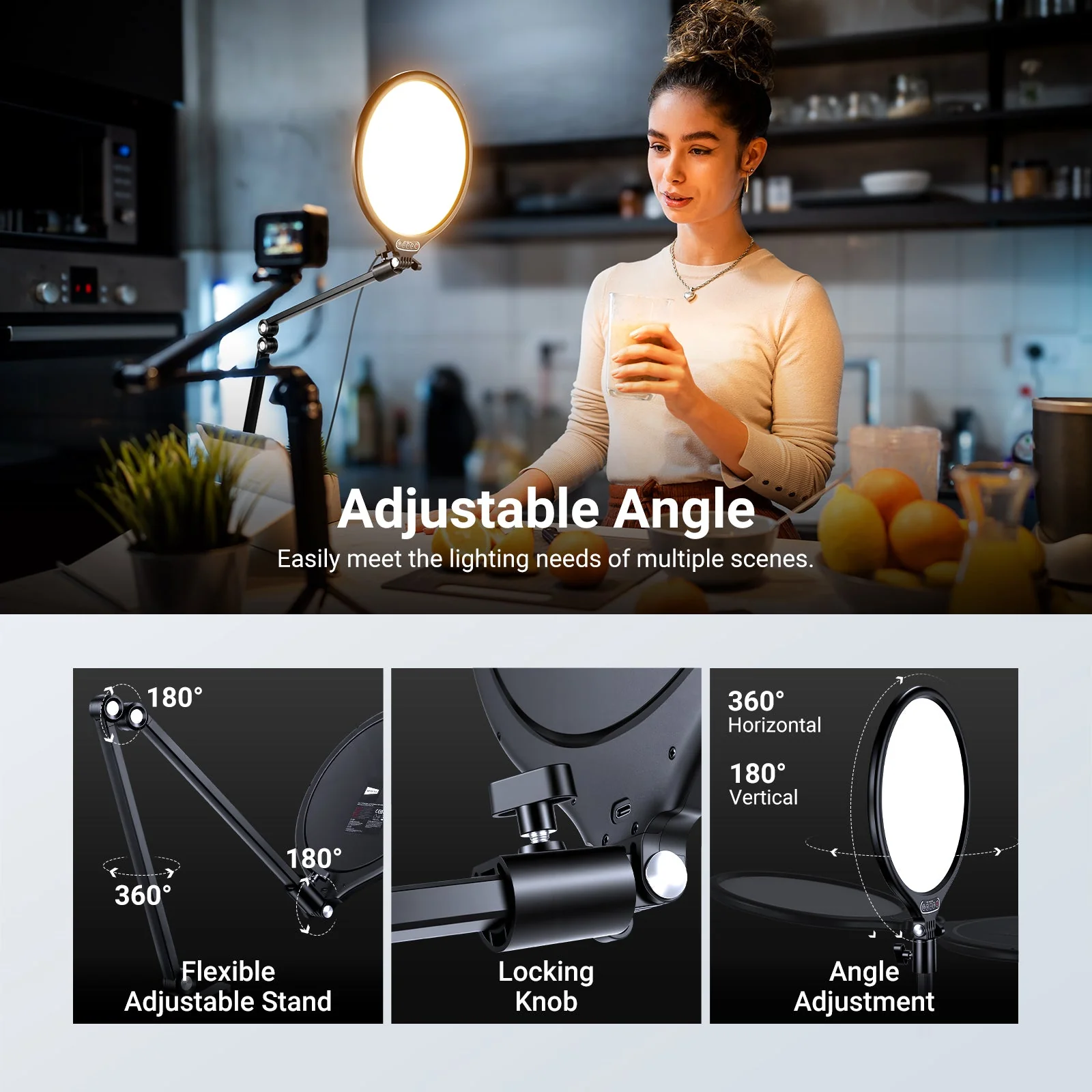 NEEWER BASICS R10 10.5" Streaming Key Lighting - Image 5