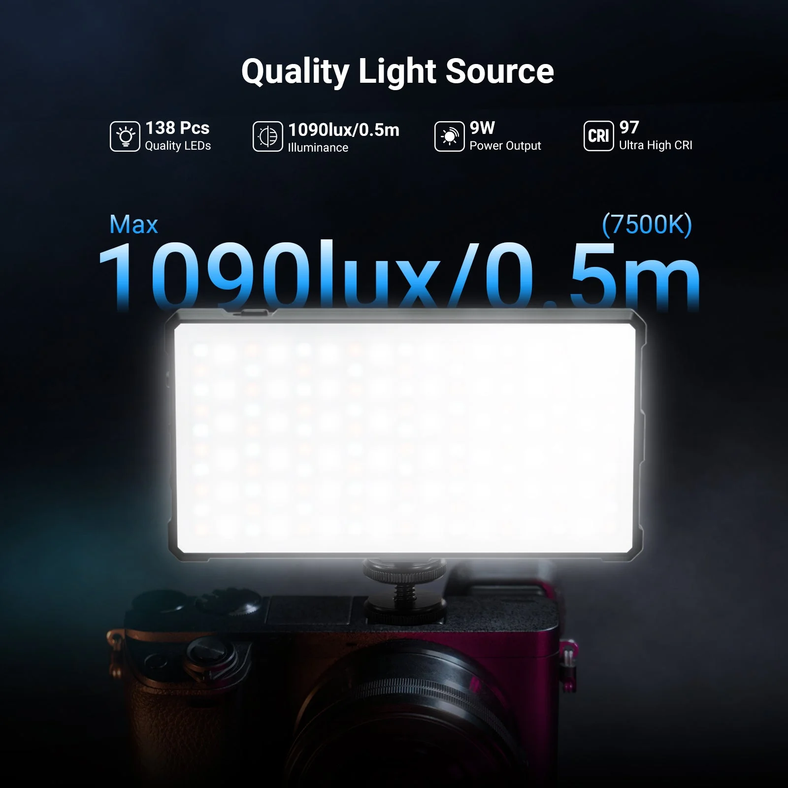 NEEWER BASICS SL90C RGB Video Light Kit - Image 11