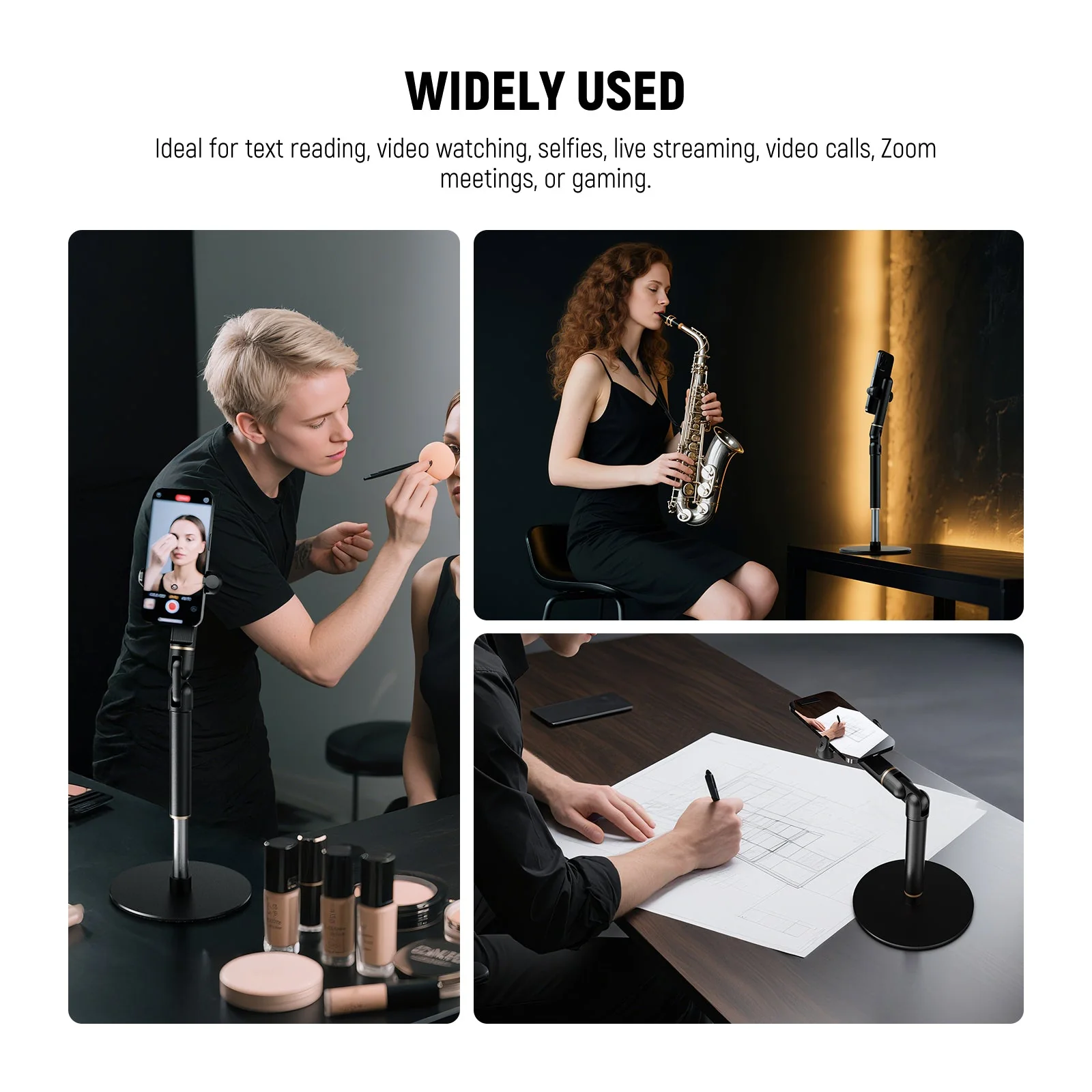 NEEWER BASICS ST006 Adjustable Phone Holder Stand for Desk - Image 6