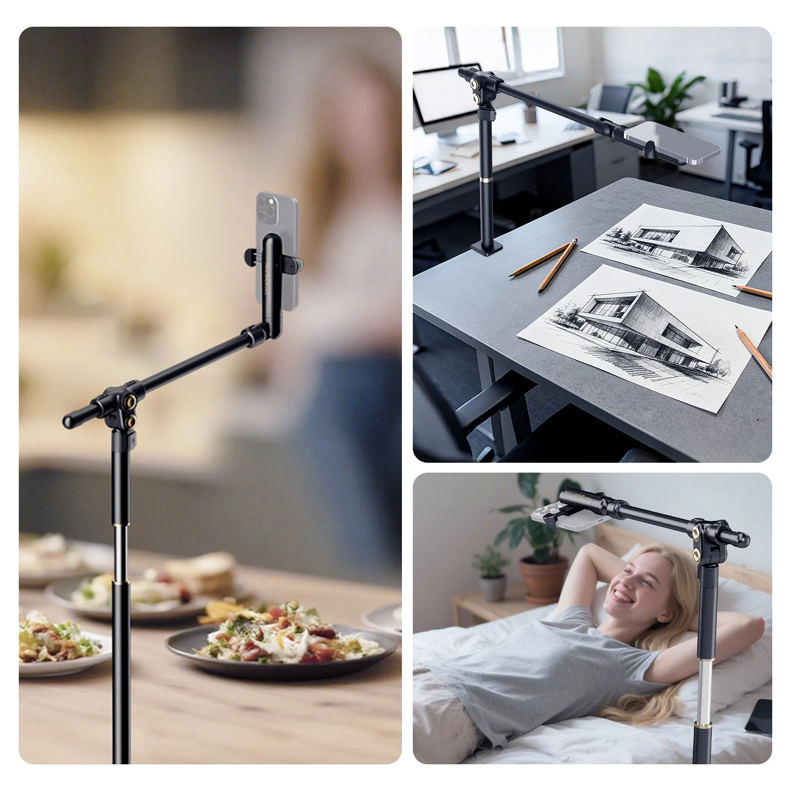 NEEWER BASICS ST013 Overhead Phone Mount Holder Stand - Image 6