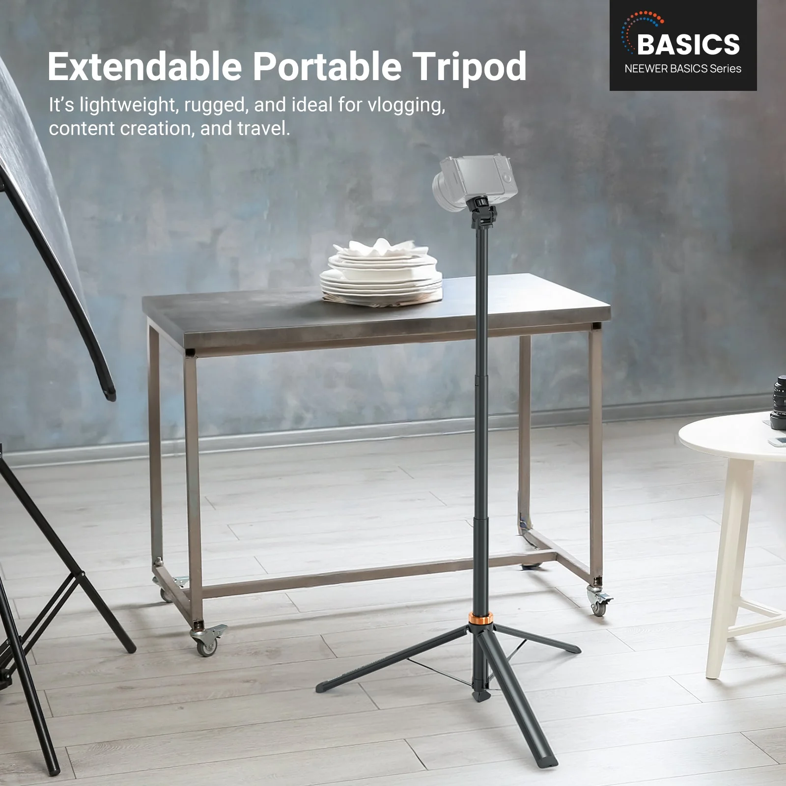 NEEWER BASICS ST016 One Touch Quick Assembly Light Stand - Image 2