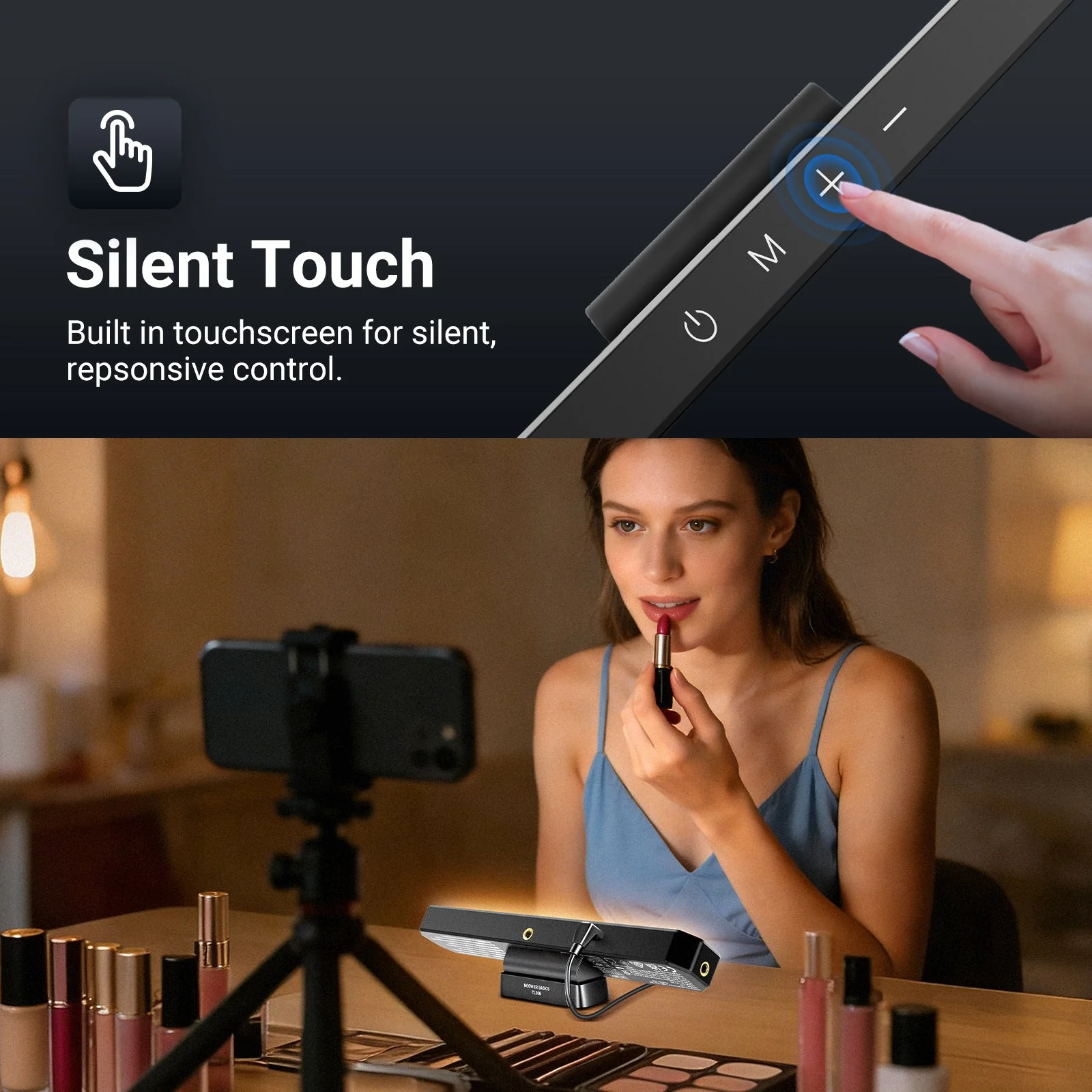 NEEWER BASICS TL30B Bi-Color LED Chin Fill Lighting - Image 5