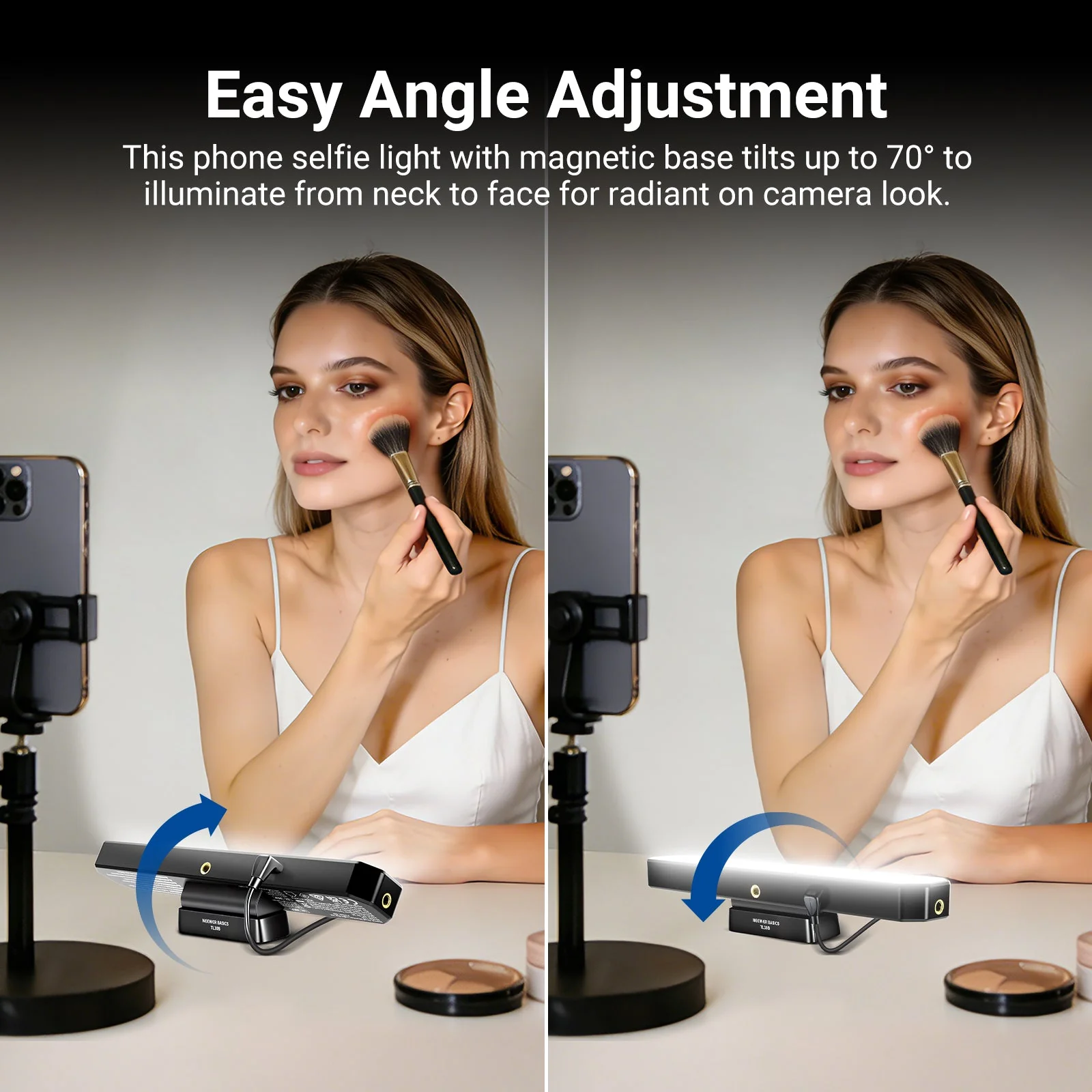 NEEWER BASICS TL30B Bi-Color LED Chin Fill Lighting - Image 6