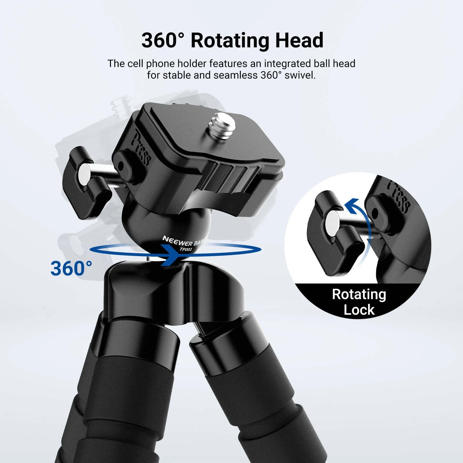 NEEWER BASICS TP001 Flexible Phone Tripod - Image 4