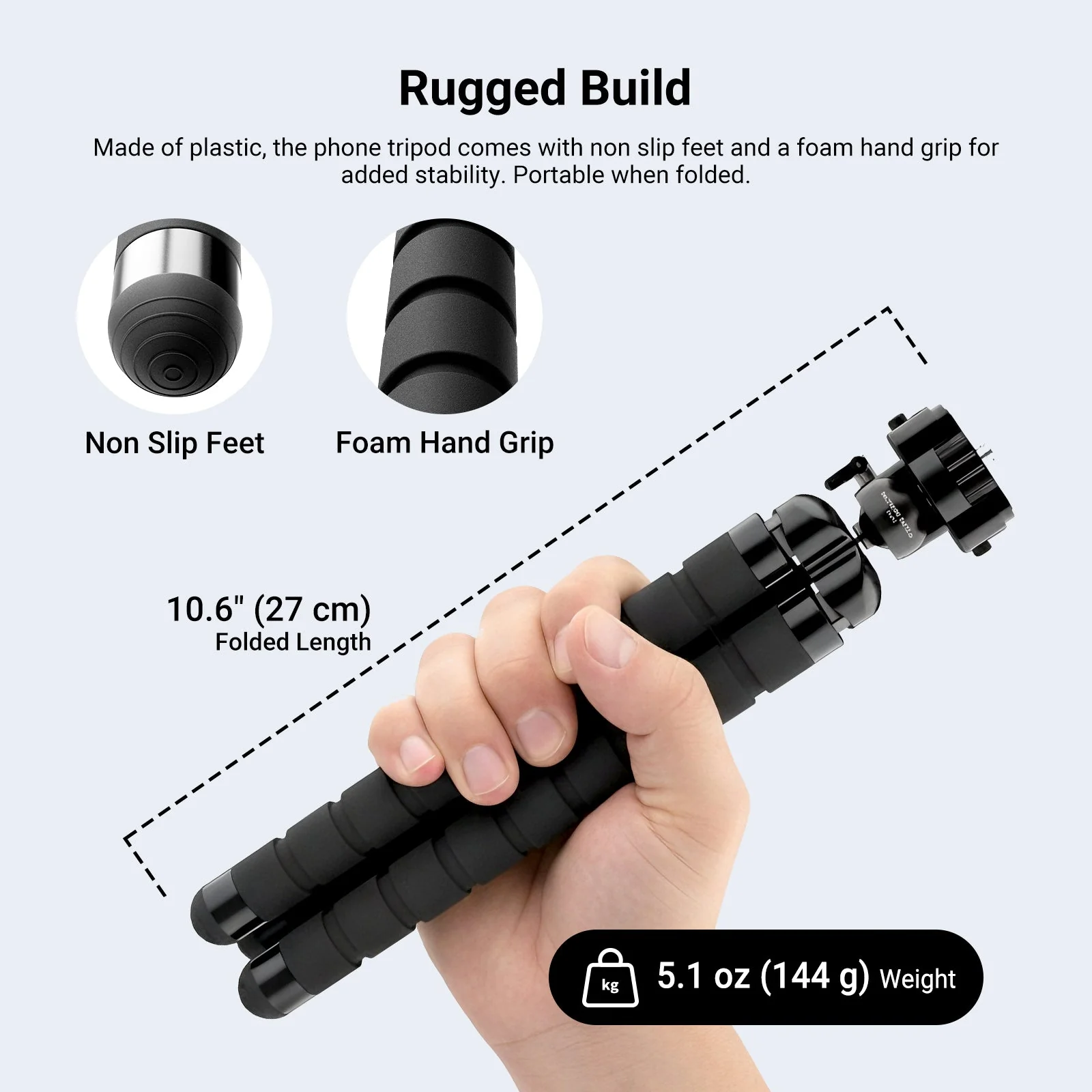 NEEWER BASICS TP001 Flexible Phone Tripod - Image 6