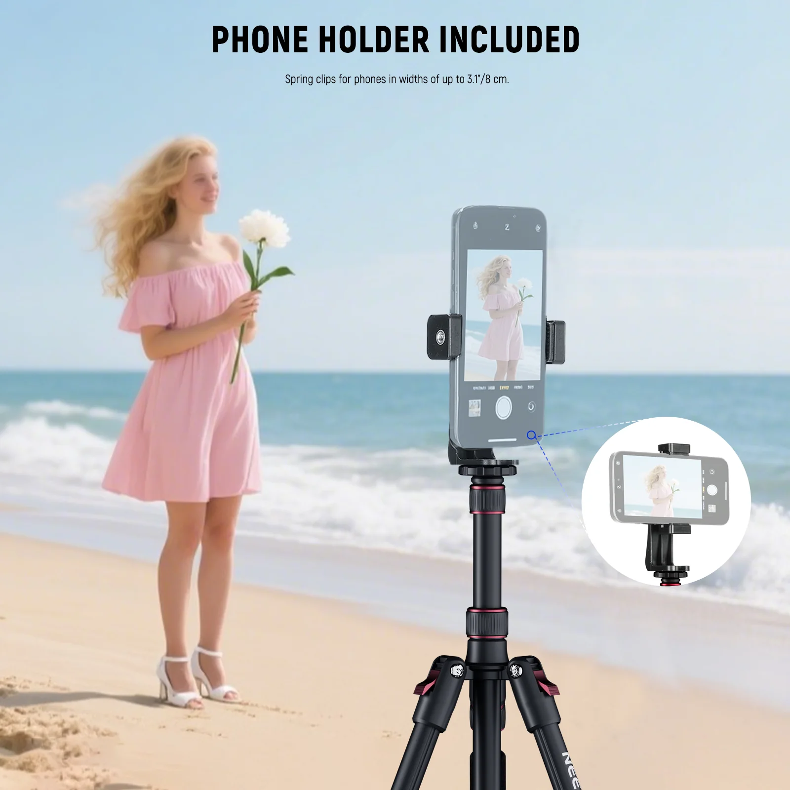NEEWER BASICS TP15 71" Camera Tripod Monopod - Image 14