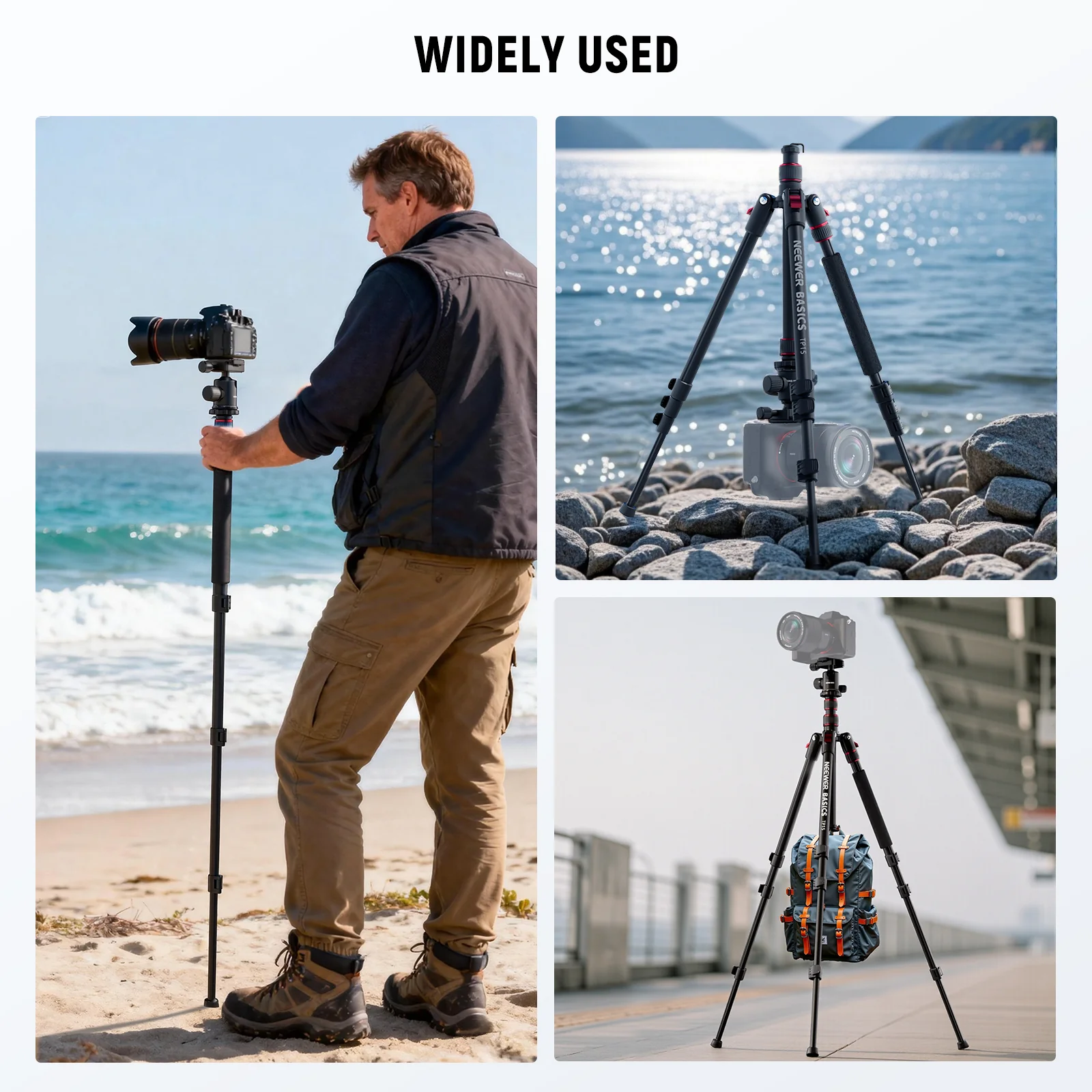 NEEWER BASICS TP15 71" Camera Tripod Monopod - Image 7