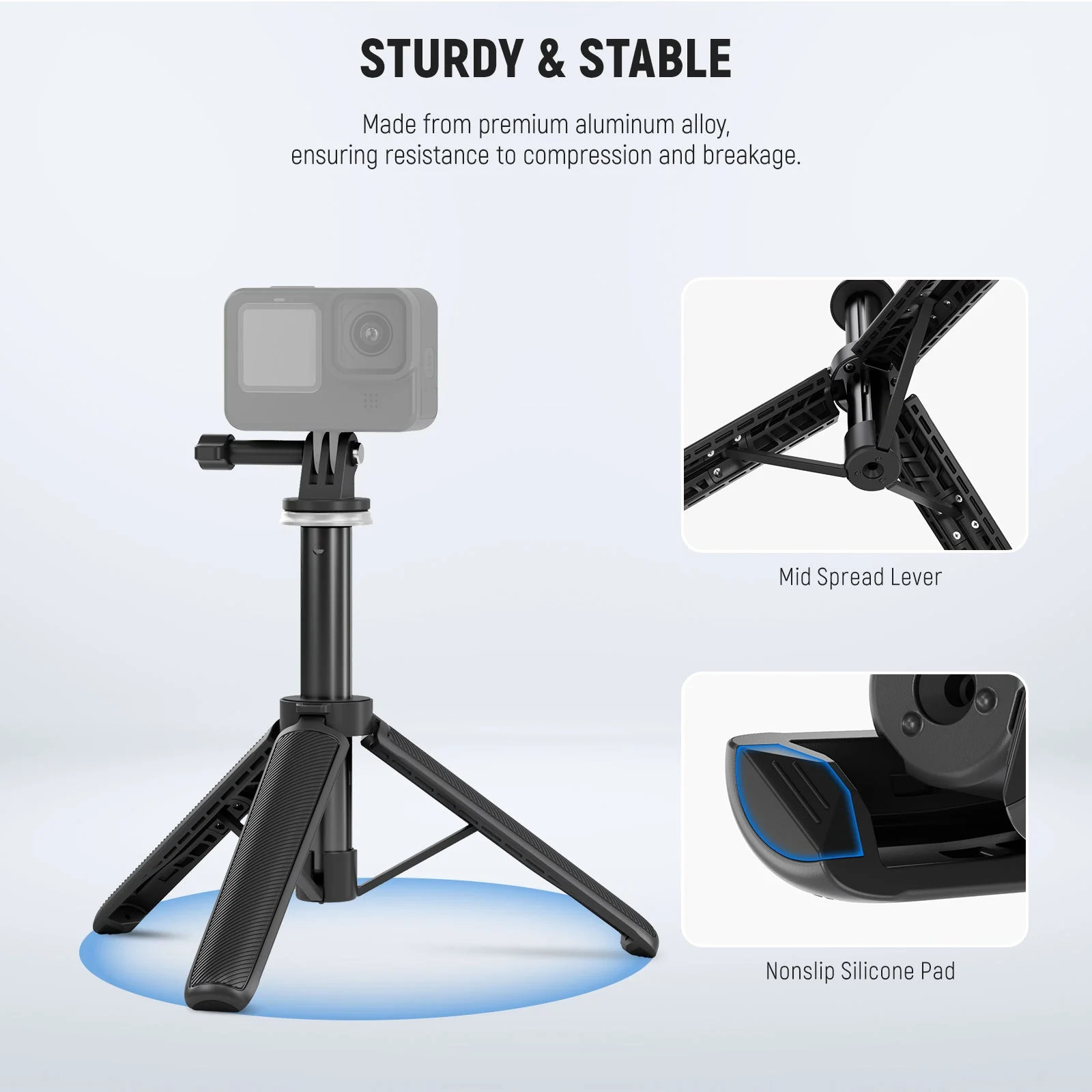 NEEWER BASICS TP46 Selfie Stick Tripod for Action Cameras - Image 5