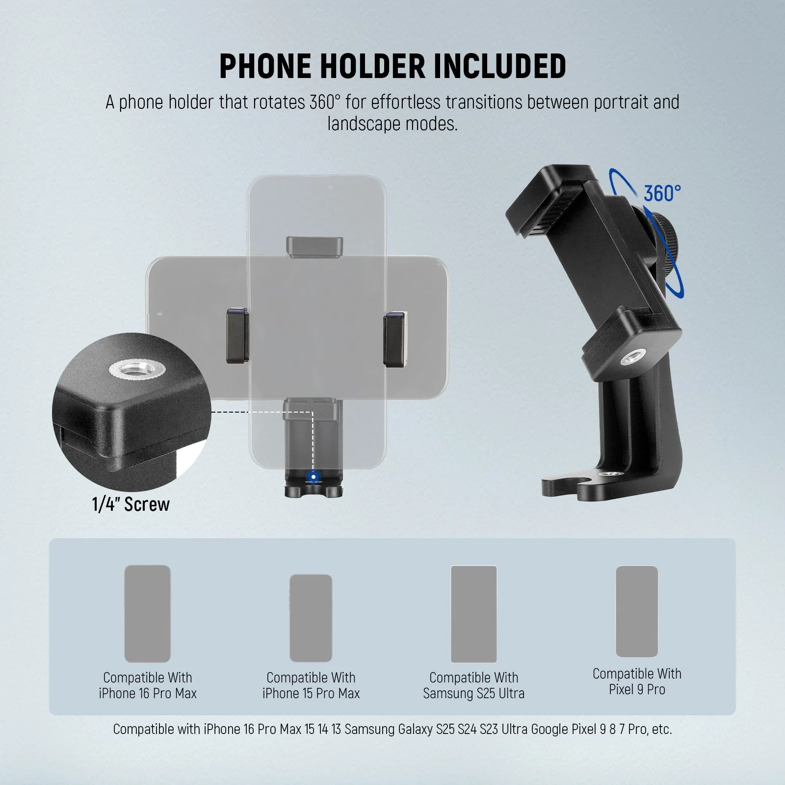 NEEWER BASICS TP55 71" Camera Tripod - Image 5