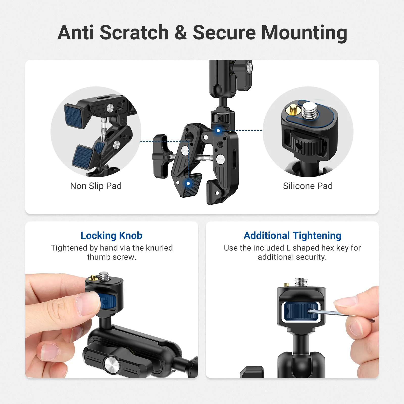 NEEWER BASICS UA061 Magic Arm Desk Mount - Image 6