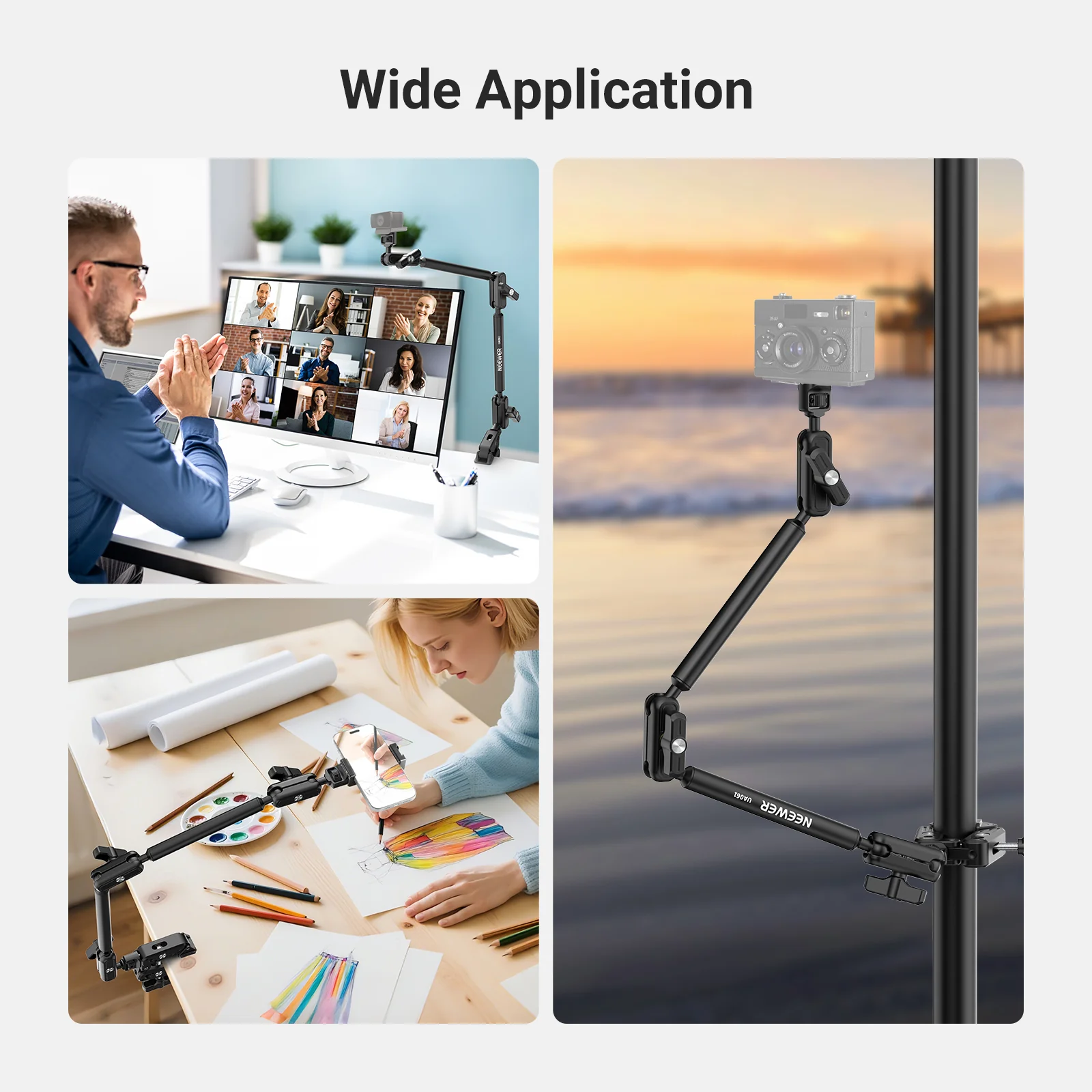 NEEWER BASICS UA061 Magic Arm Desk Mount - Image 9