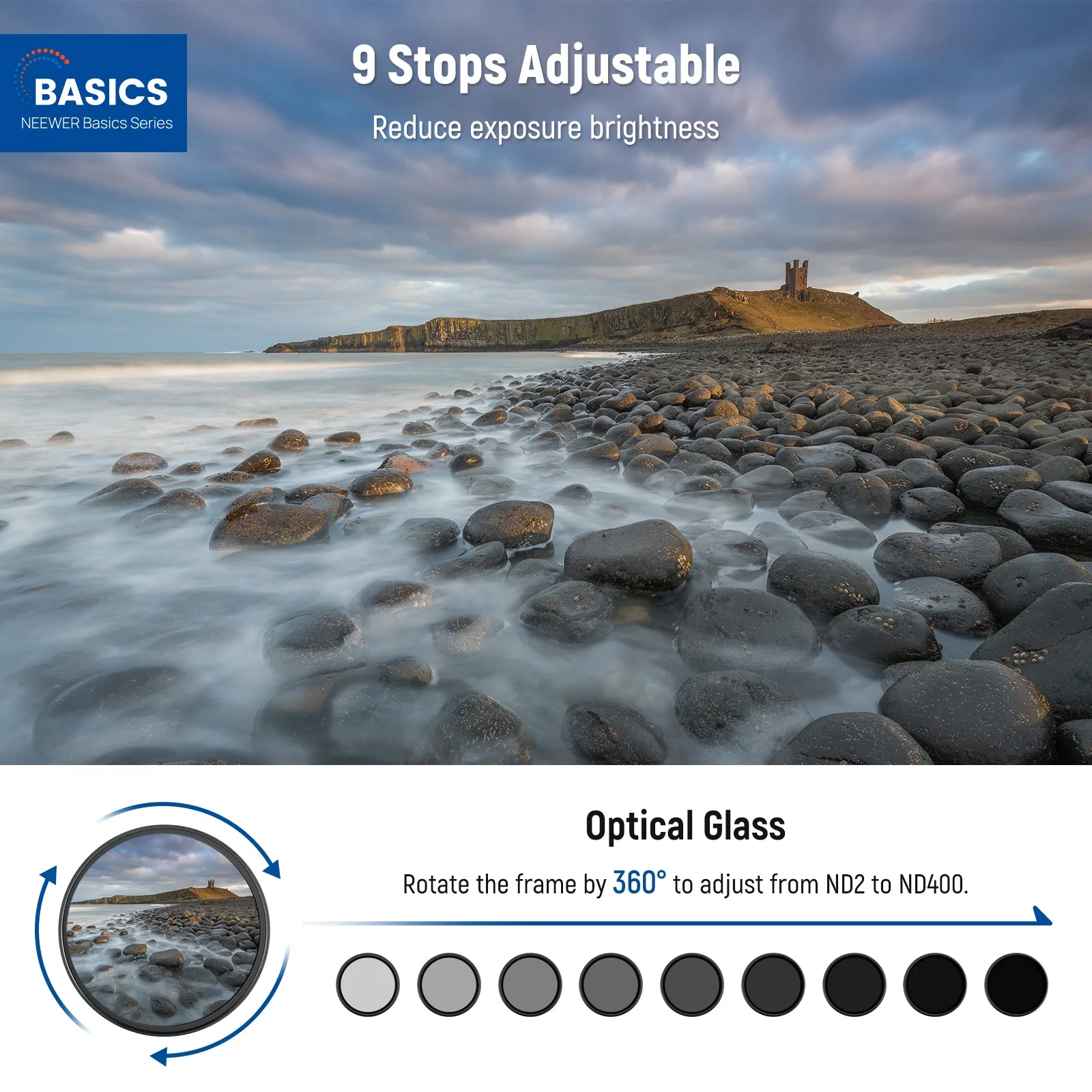 NEEWER BASICS Variable ND2-400 Filter - Image 2