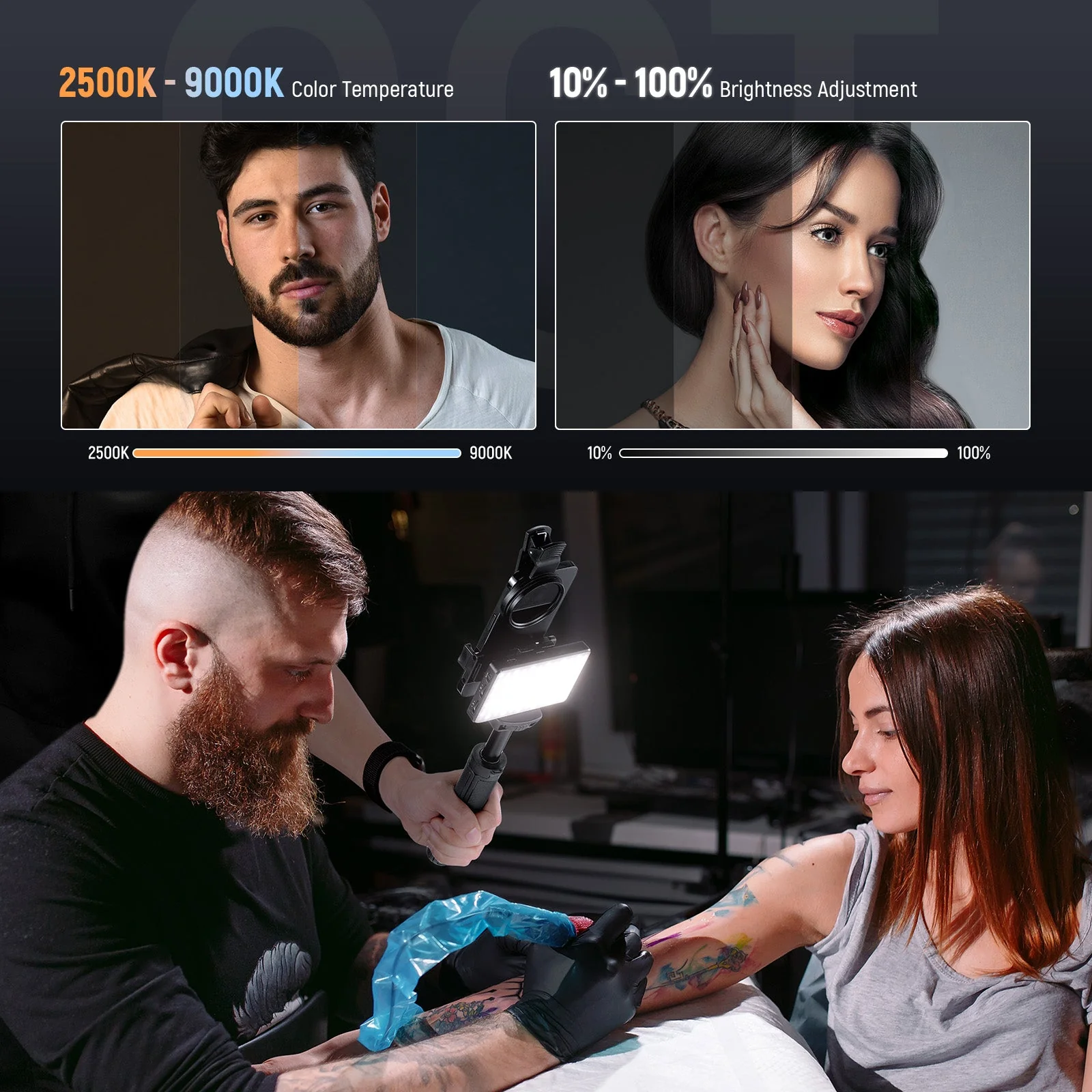 NEEWER BASICS BL120B Clip On LED Selfie Phone Light Kit - Image 11