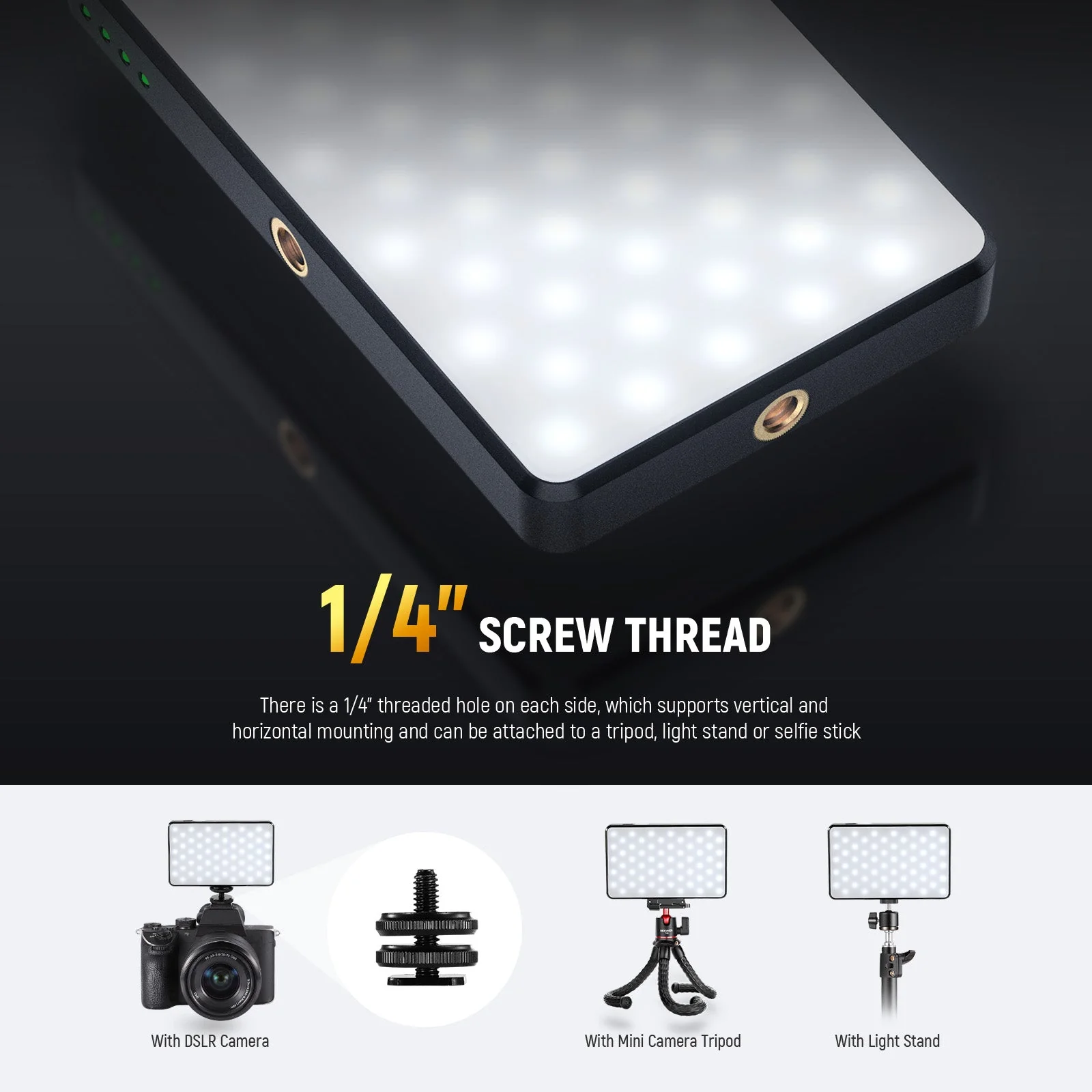 NEEWER BASICS BL120B Clip On LED Selfie Phone Light Kit - Image 15