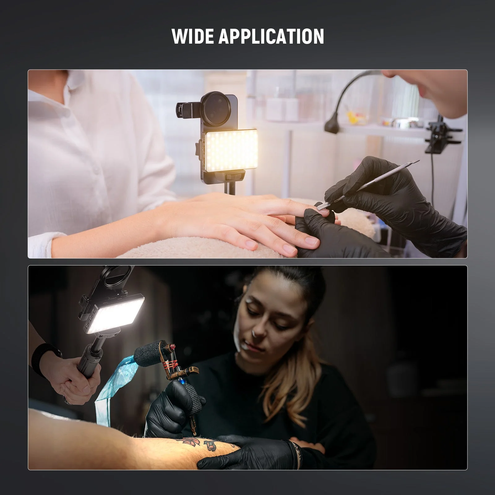 NEEWER BASICS BL120B Clip On LED Selfie Phone Light Kit - Image 17