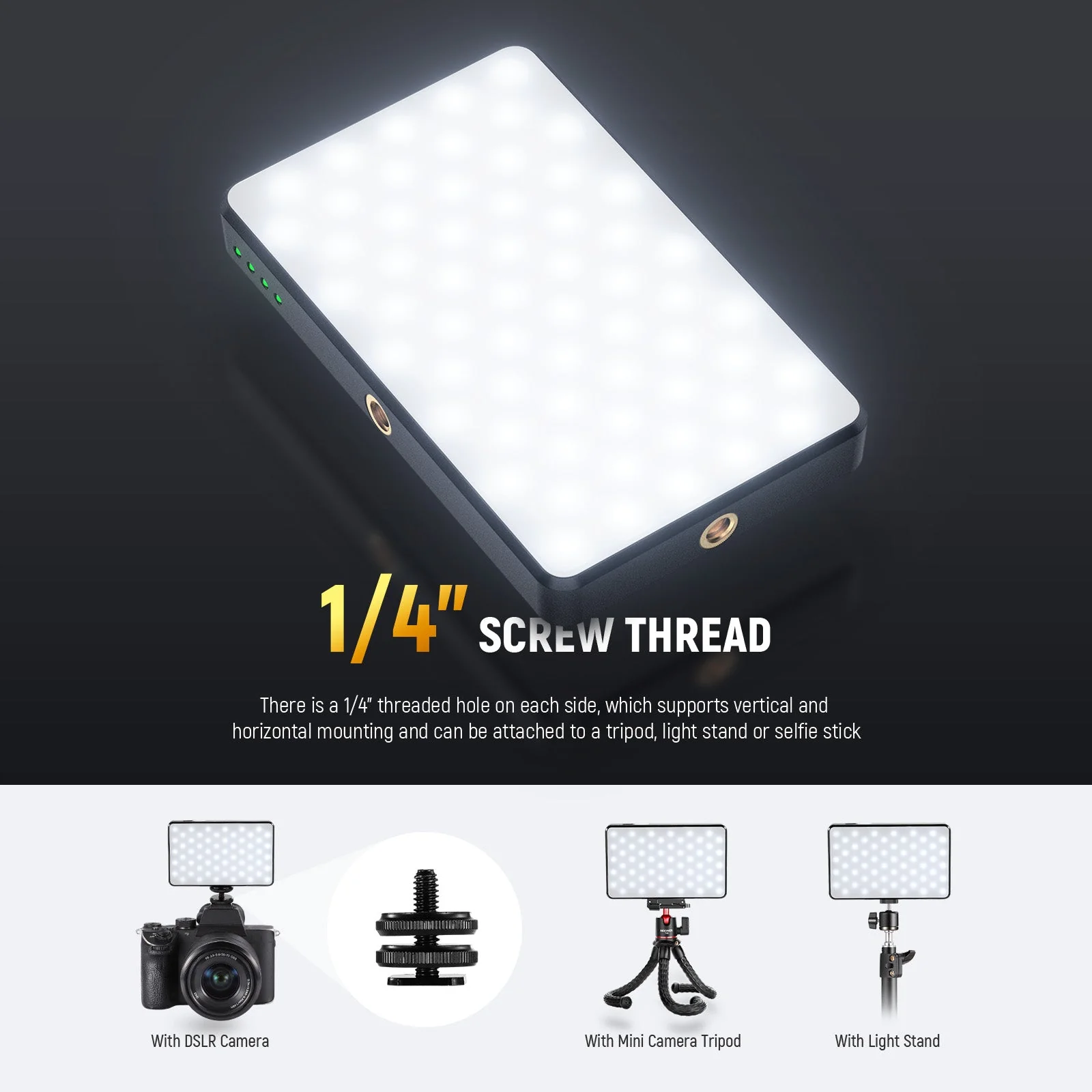 NEEWER BASICS BL120B Clip On LED Selfie Phone Light Kit - Image 4