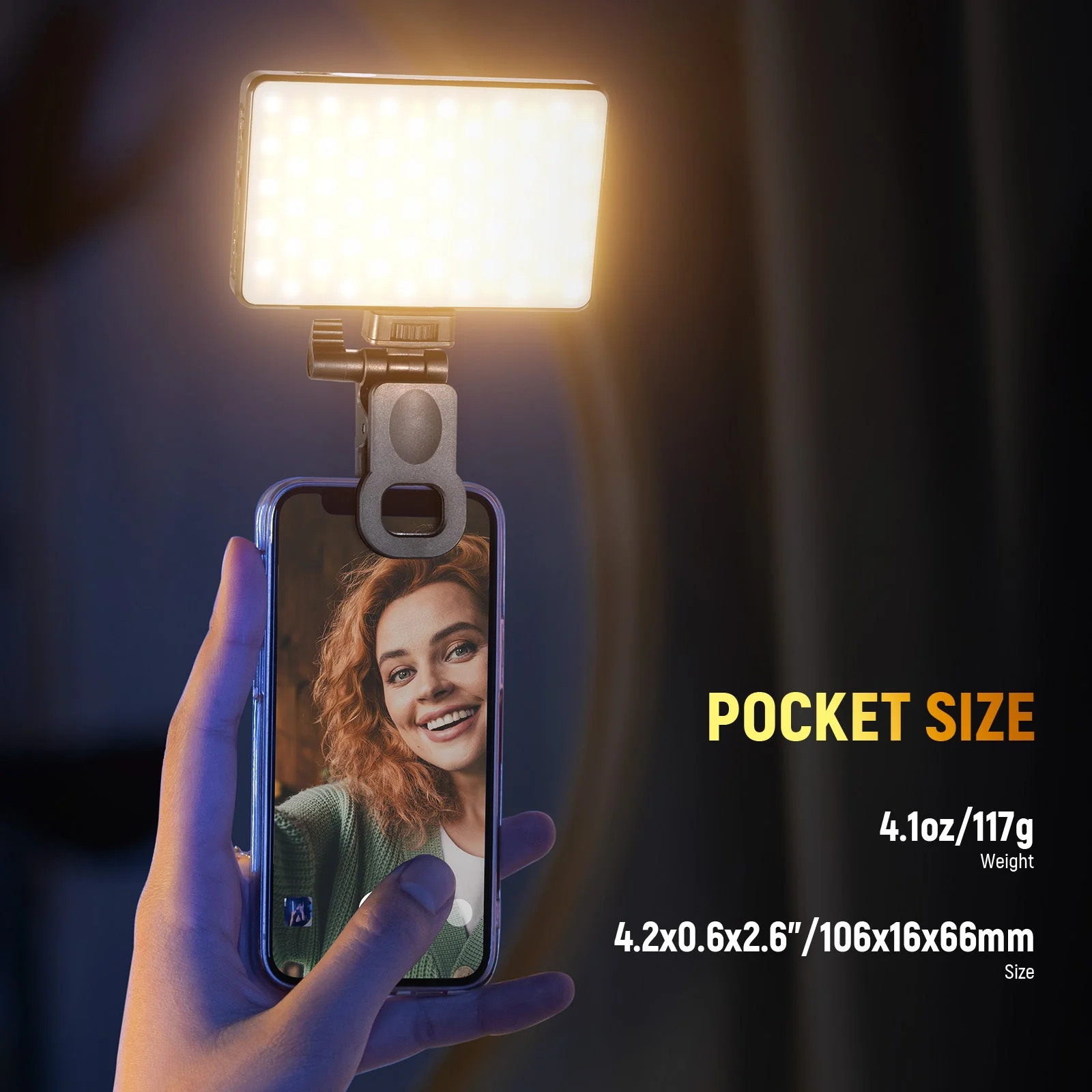 NEEWER BASICS BL120B Clip On LED Selfie Phone Light Kit - Image 6