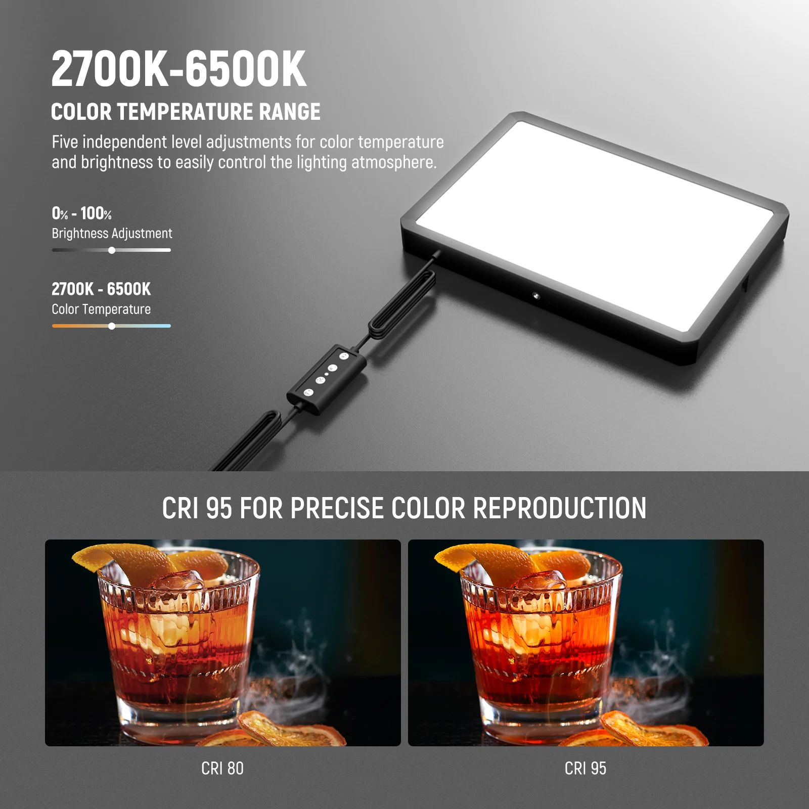 NEEWER BASICS BP300 Bi-Color LED Video Light - Image 12