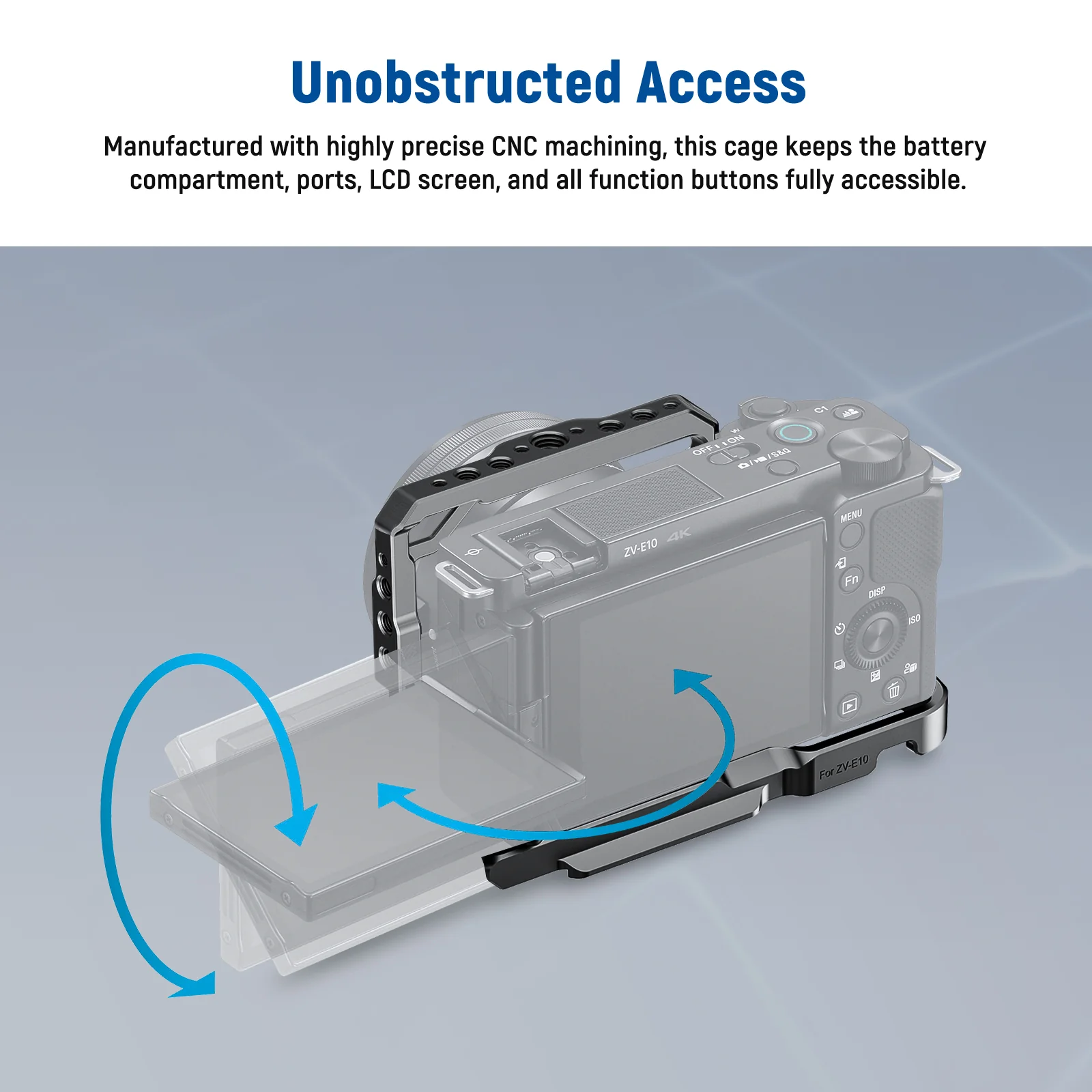 NEEWER CA003S Camera Cage for Sony ZV-E10 - Image 3