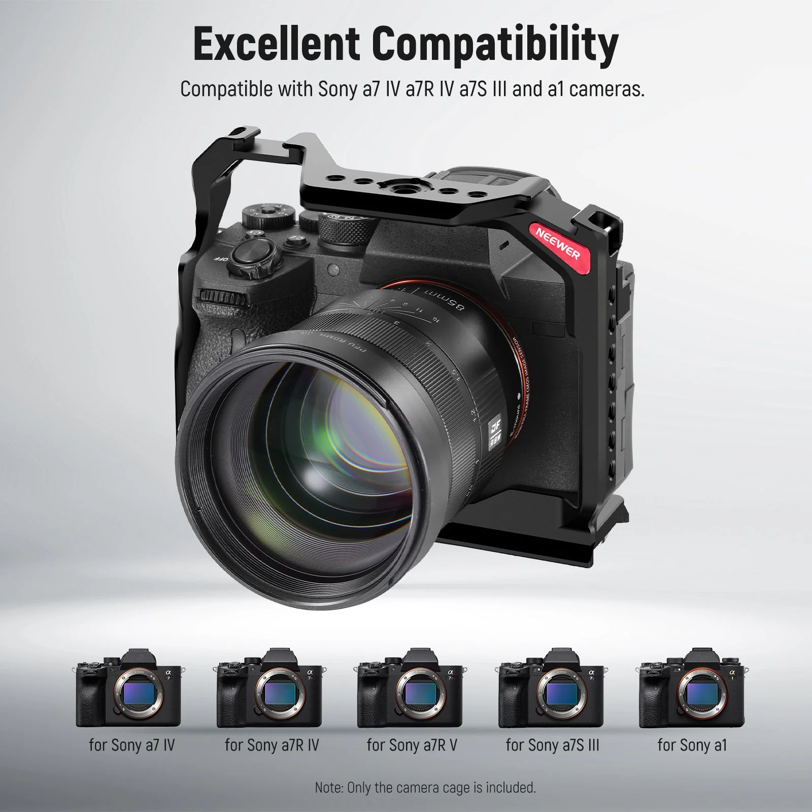 NEEWER CA004 Camera Cage For Sony a7RV/ a7IV/ a7RIV/ a7SIII/ a1 - Image 7