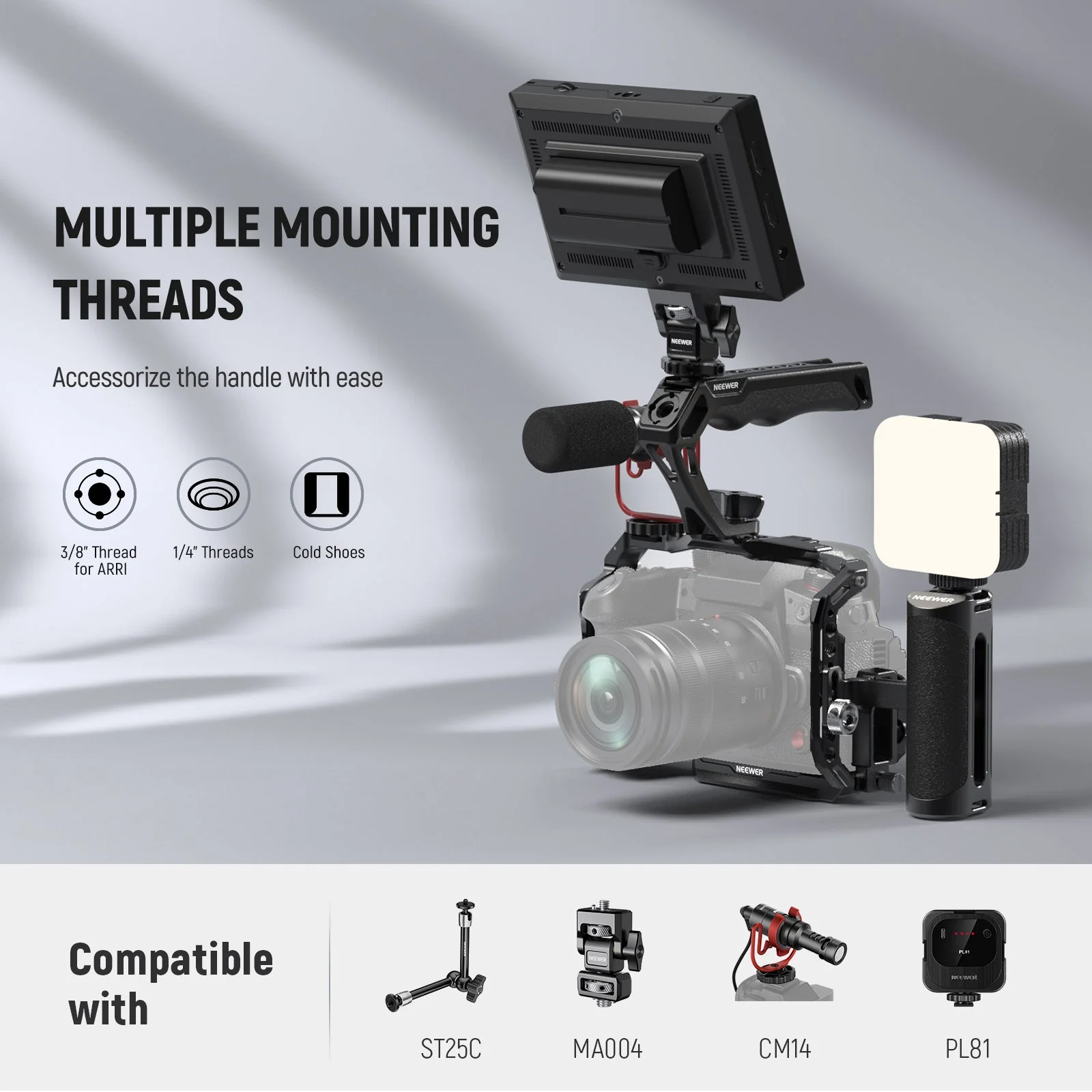 NEEWER CA107 Camera Top Handle - Image 6