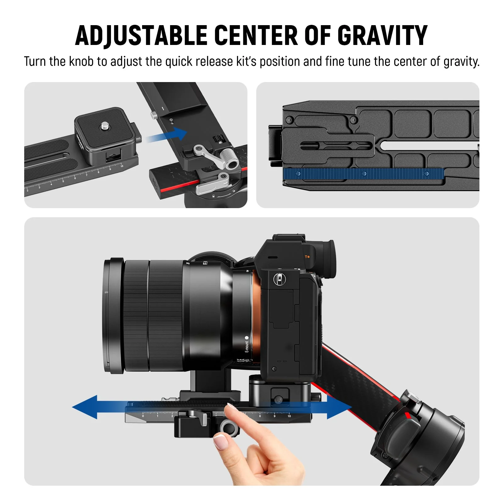 NEEWER CA026 Quick Release System For DJI RS 2 RSC 2 RS 3 RS 3 PRO - Image 3