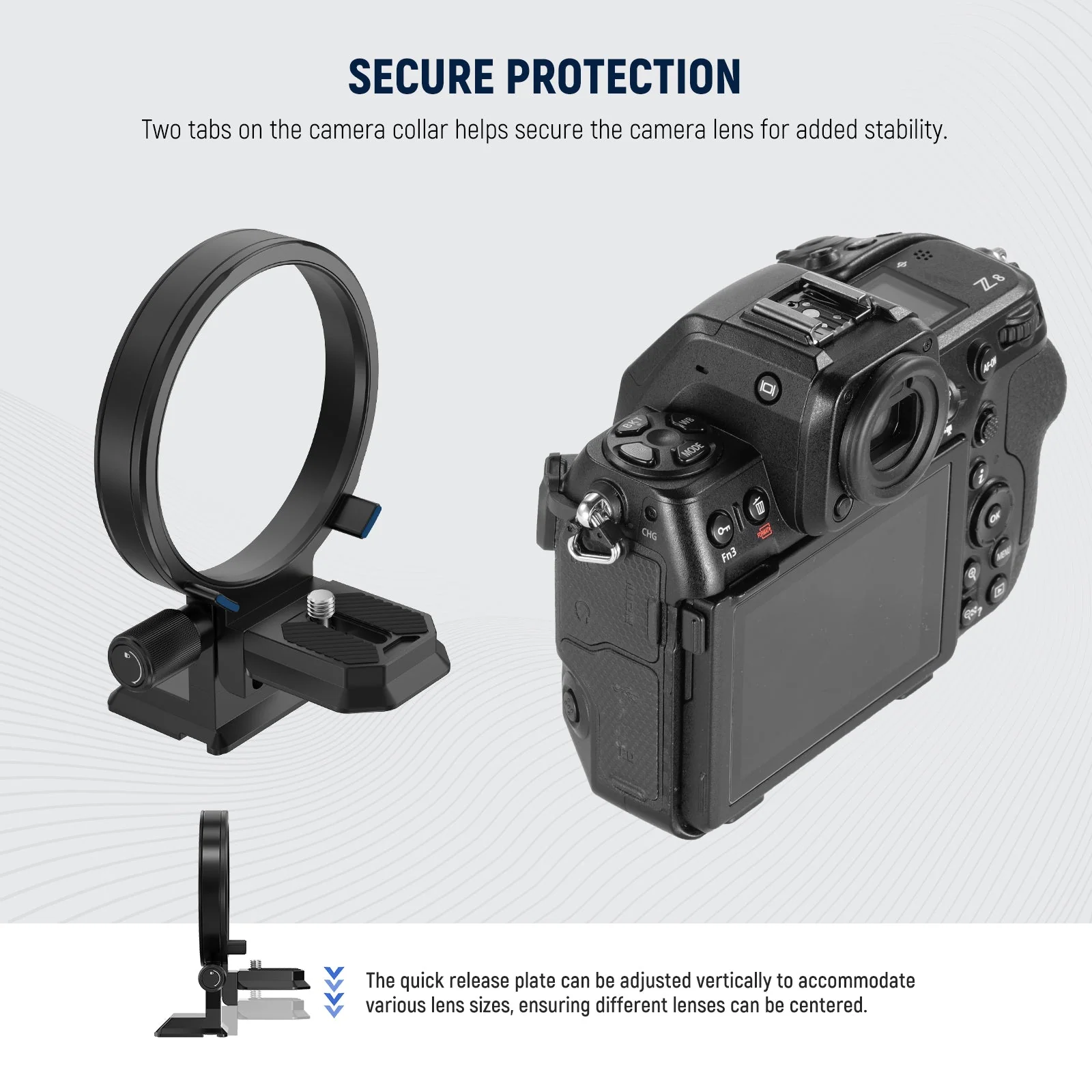 NEEWER Rotatable Camera Lens Collar for Camera - Image 12