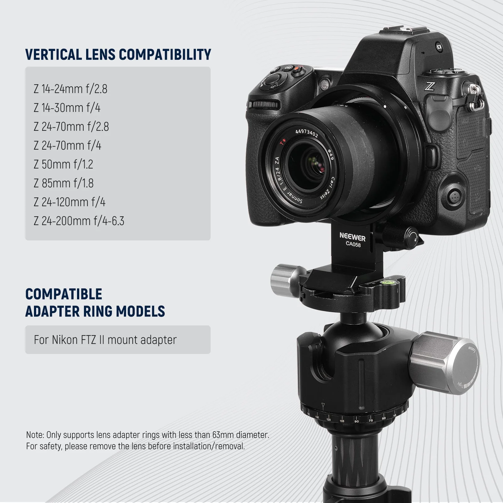 NEEWER Rotatable Camera Lens Collar for Camera - Image 16