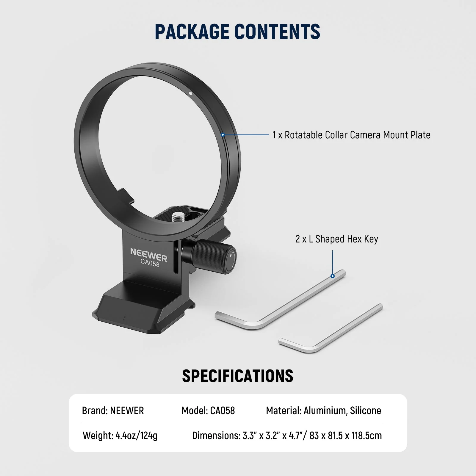 NEEWER Rotatable Camera Lens Collar for Camera - Image 18