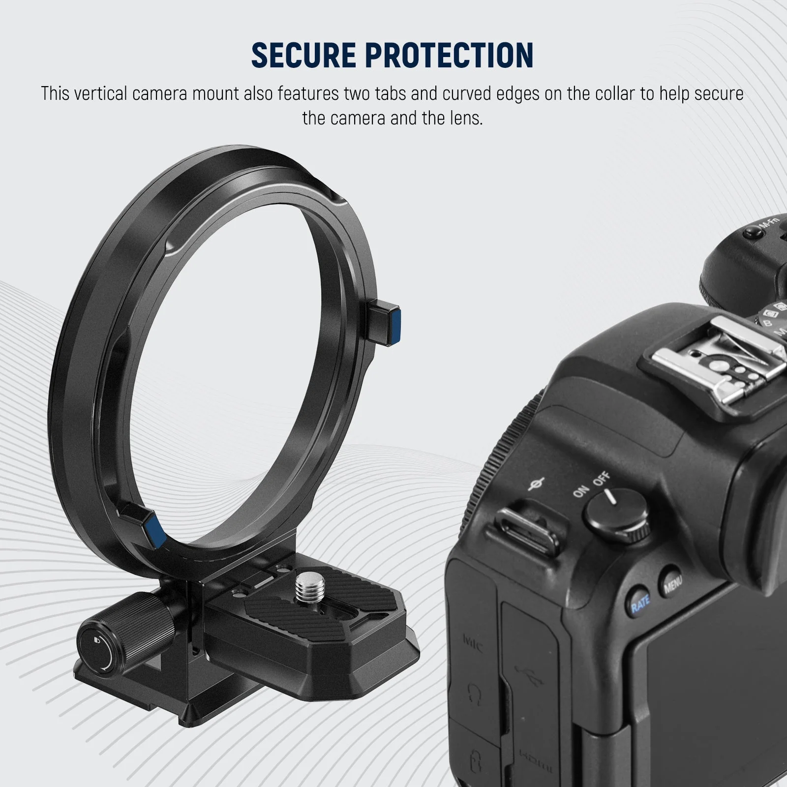 NEEWER Rotatable Camera Lens Collar for Camera - Image 7